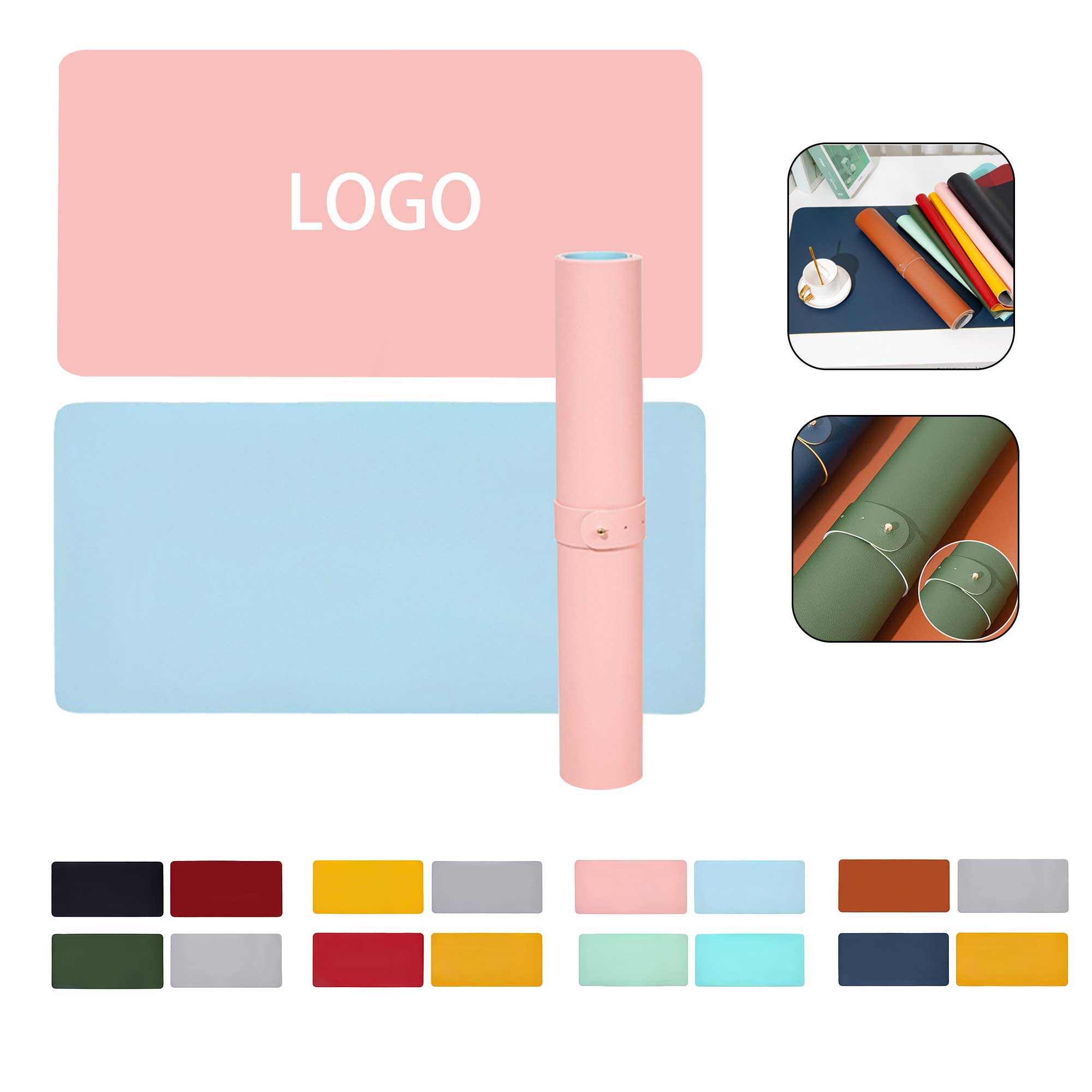 Non - Slip PU Desk Mouse Pad 3