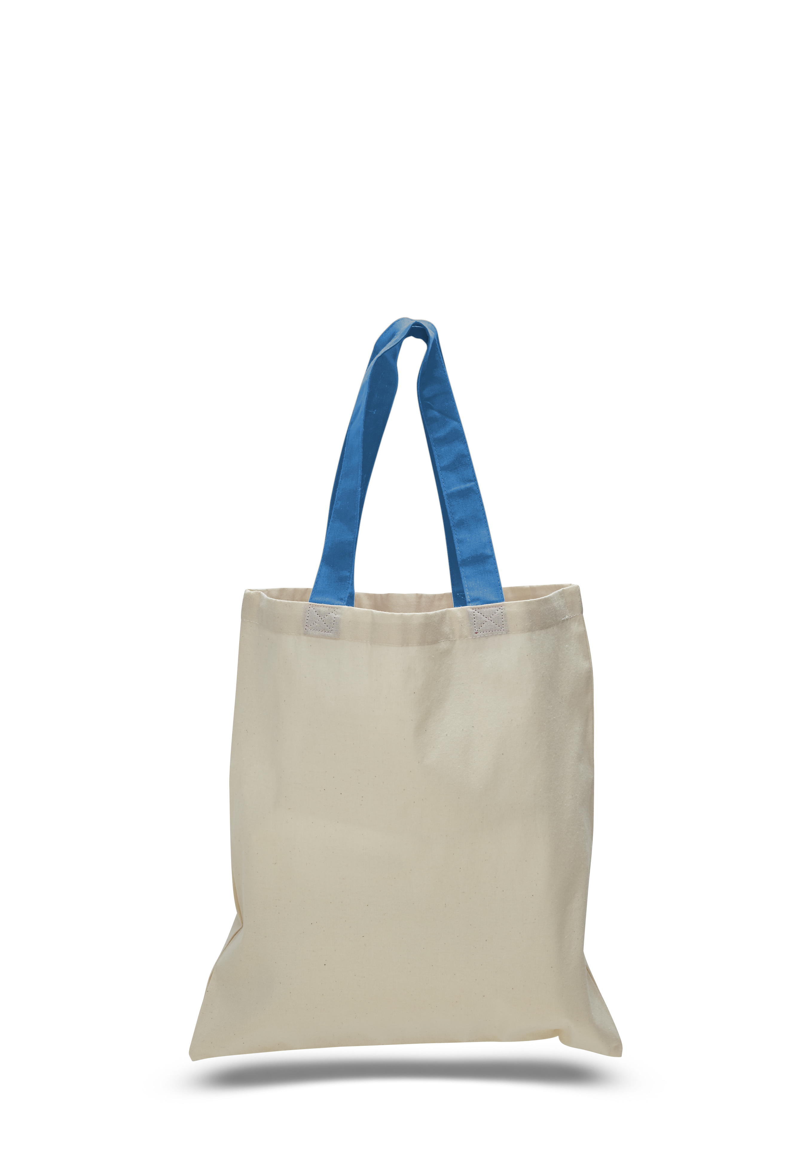 Economical Cotton Tote Bag with Colored Handles, custom tote bag with logo imprint 45
