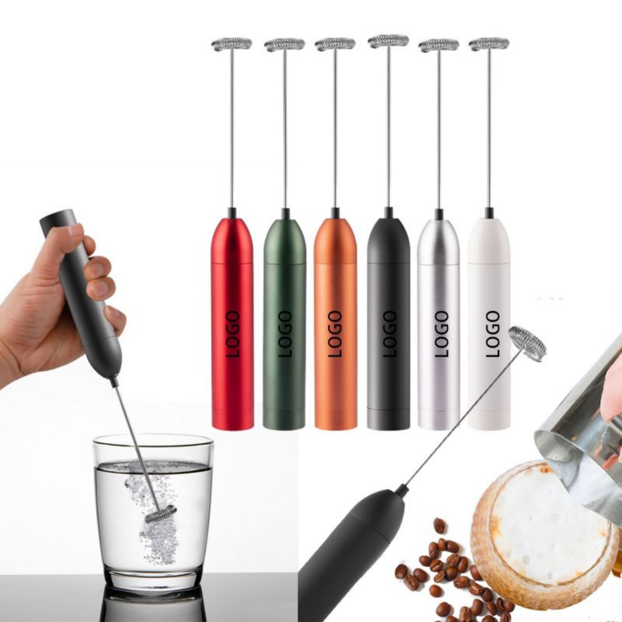 Electric Aluminum Alloy Egg Beater 5