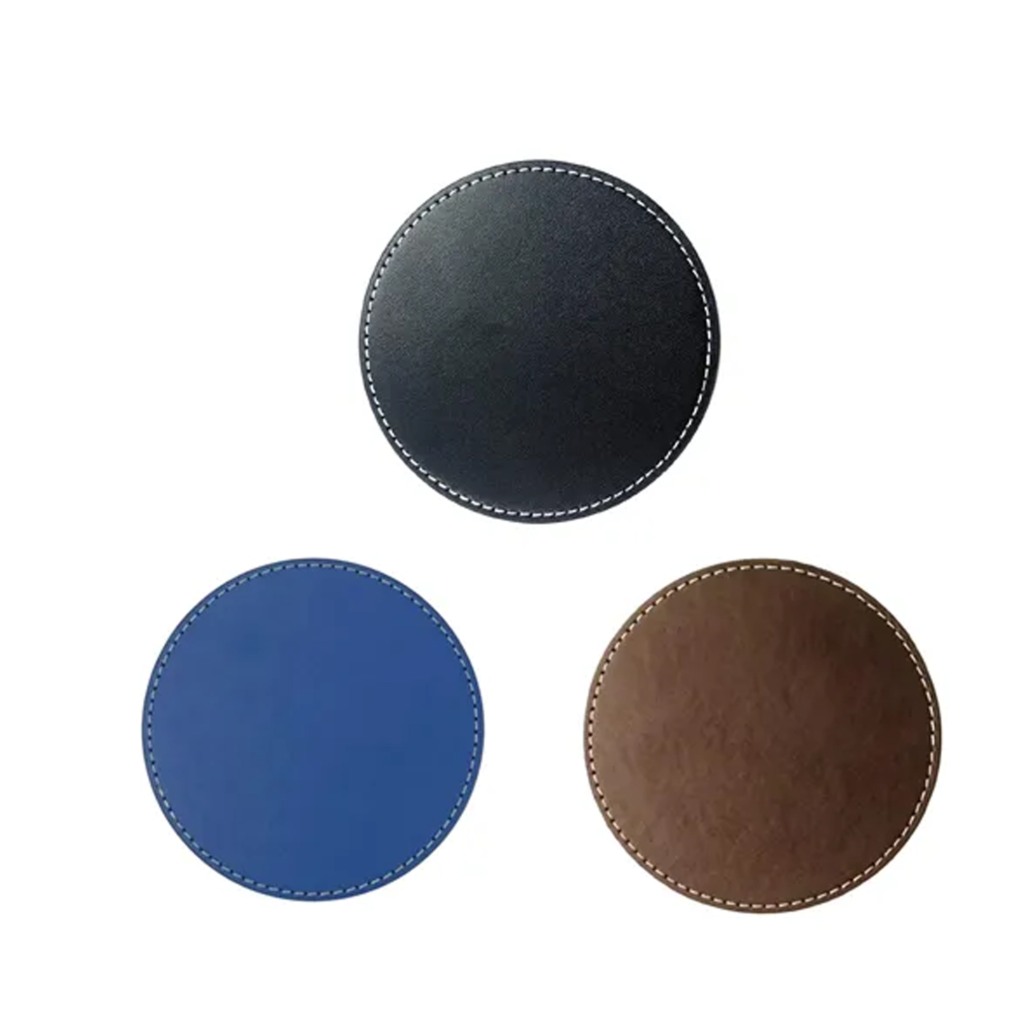 Premium PU Leather Drink Insulation Counter Pad 6