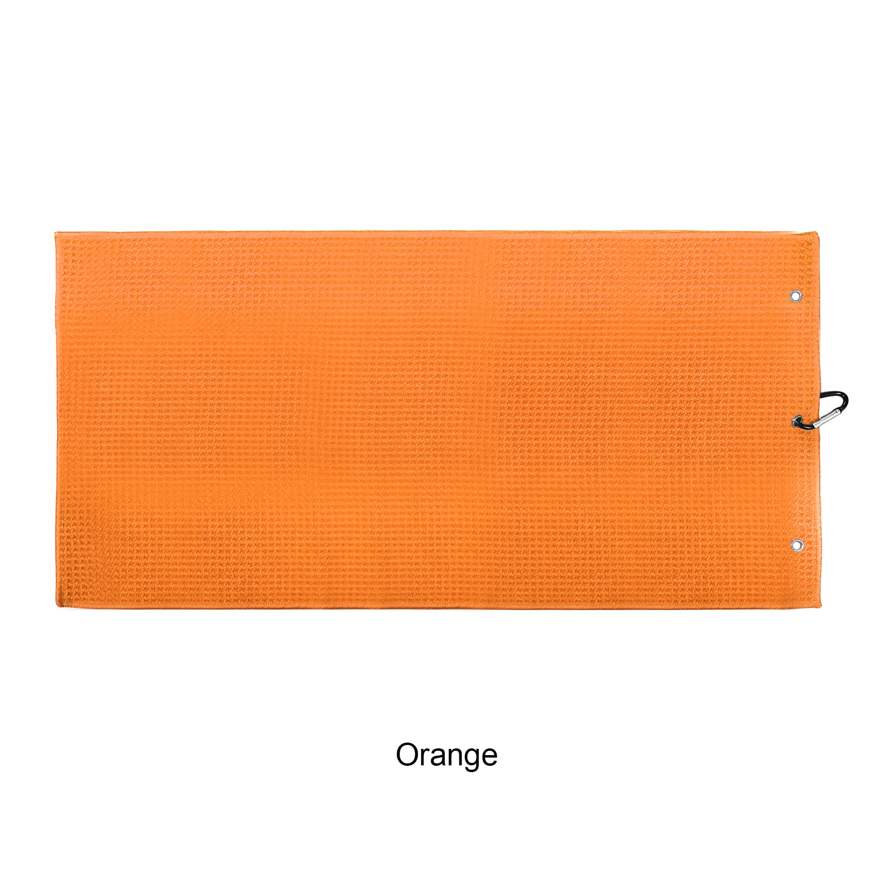 Microfiber Waffle Two-fold Golf Towel w/ Carabiners Clip 12" x 24" 46