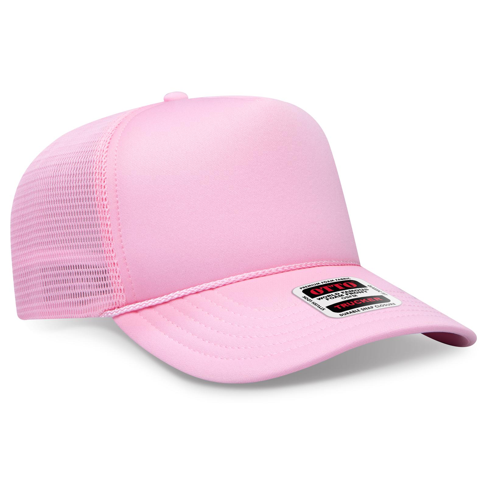 OTTO CAP® OTTO COMFY FIT® 5 Panel High Crown Mesh Back Trucker Hat 8