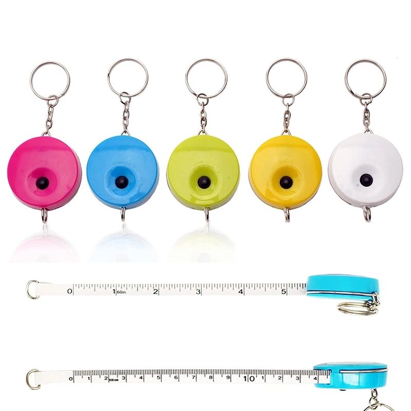 60 Inch Retractable Measuring Tape Keychanin