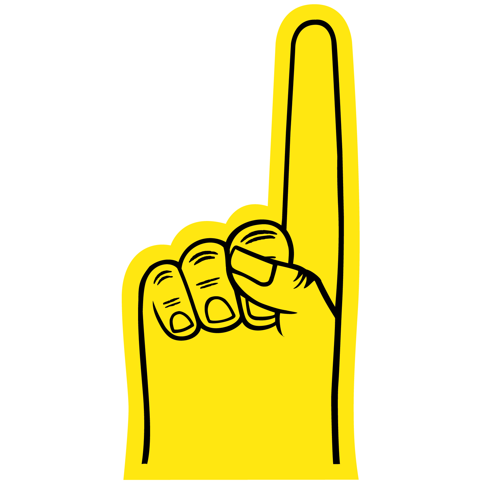 7.5" Foam Hand 76