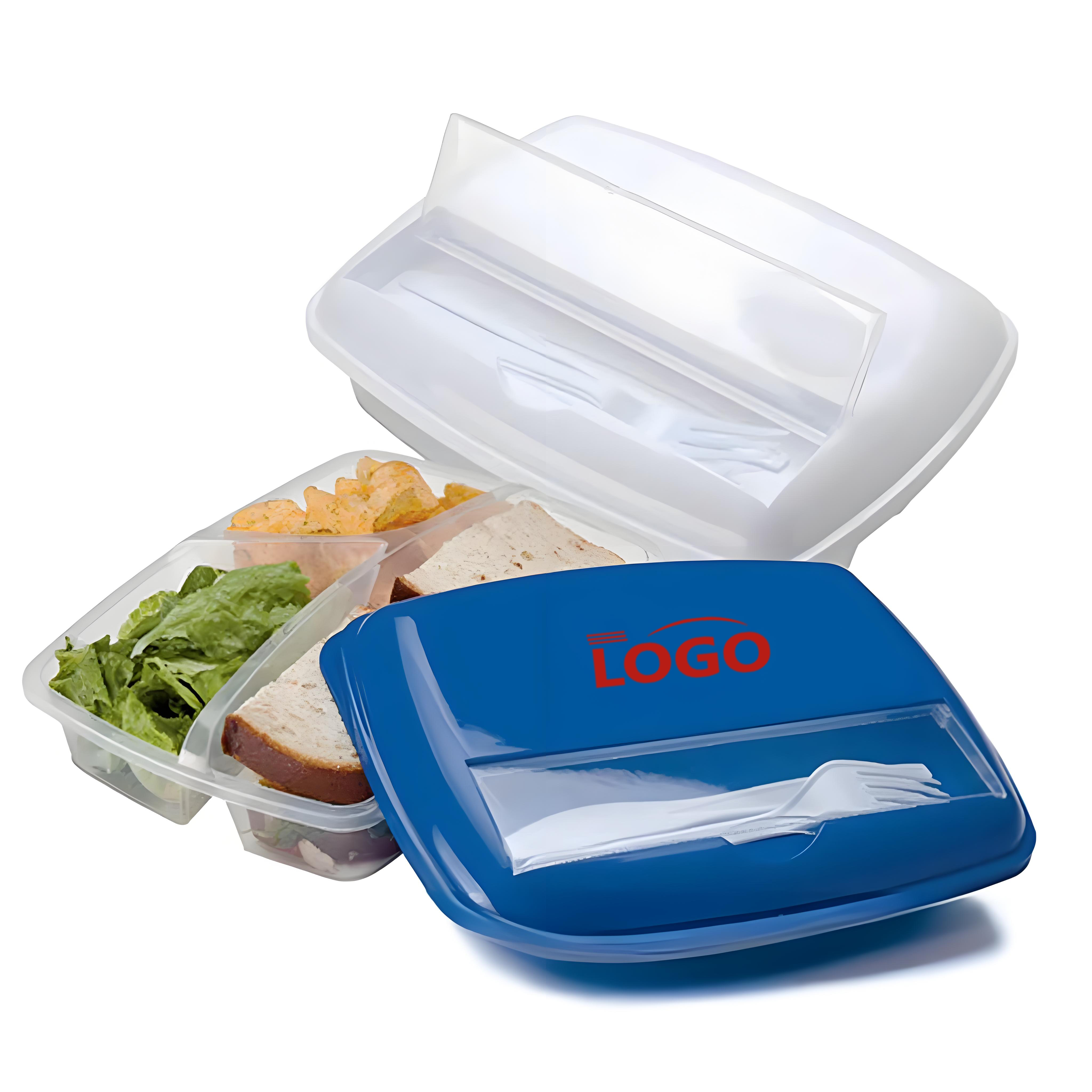 Lunch Box with Utensil Storage