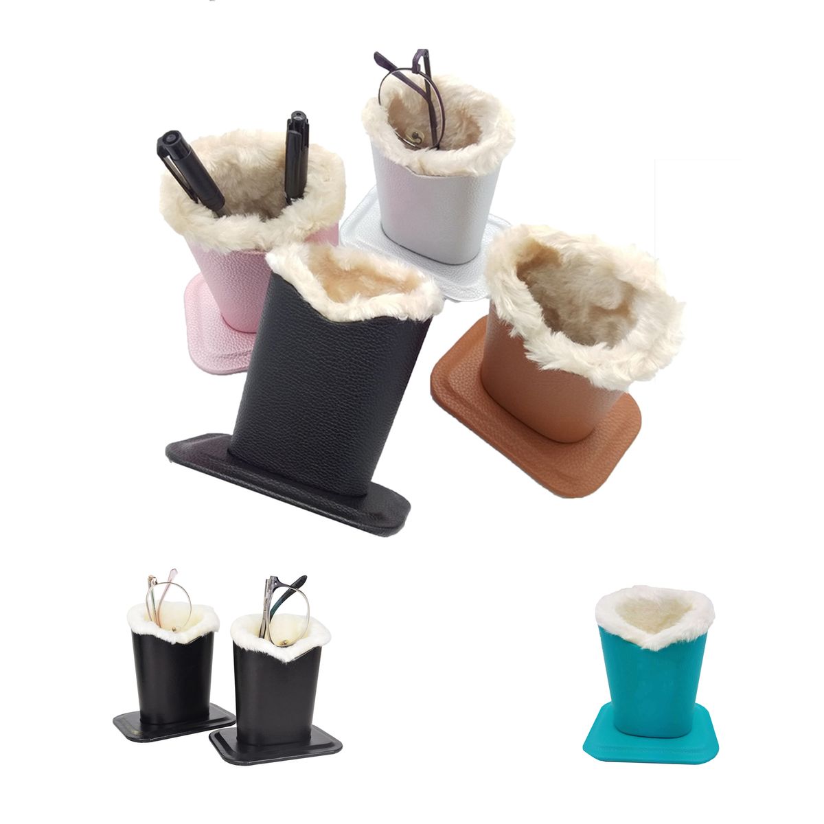 Customizable PU Glasses Display Storage Stand 2