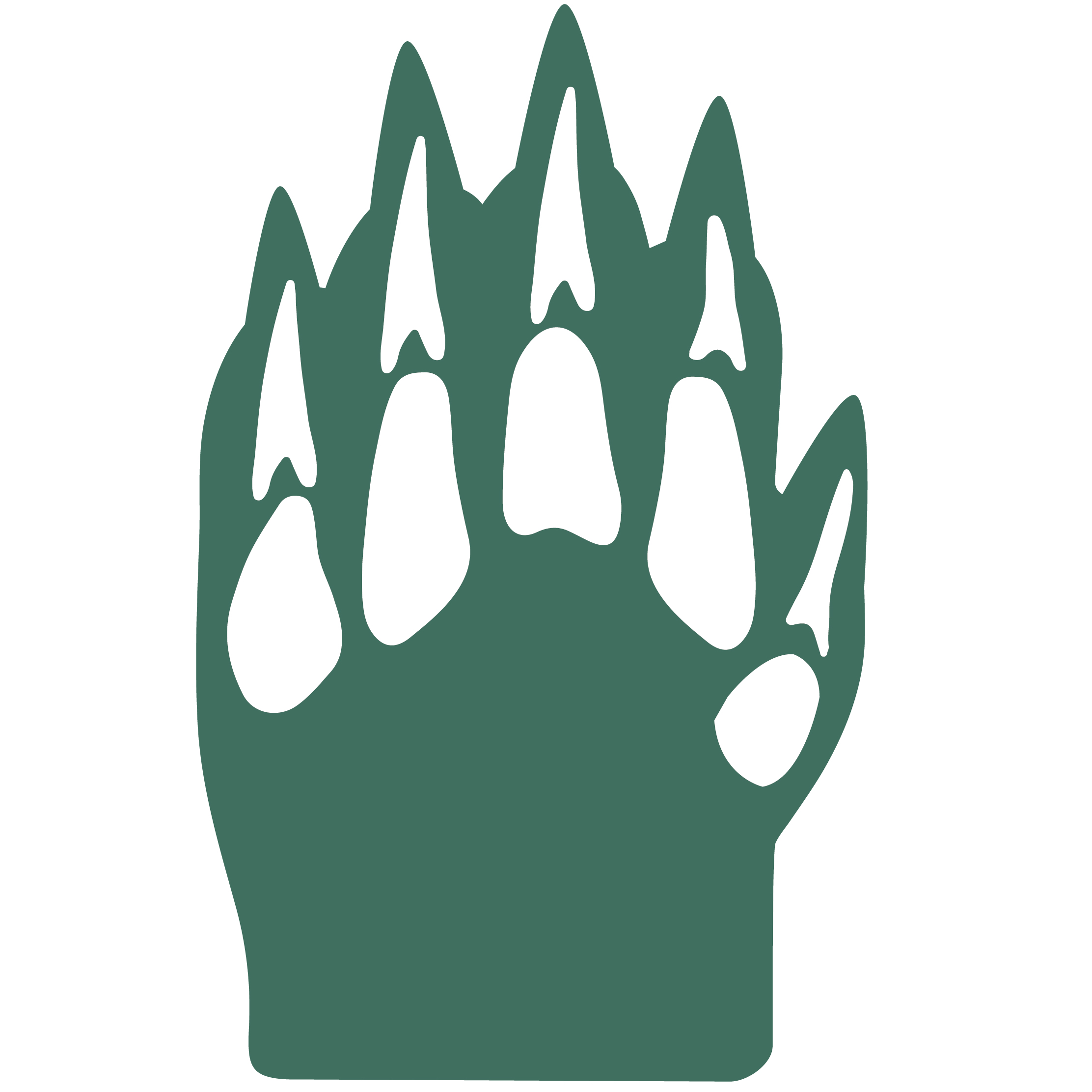 Foam Dinosaur Claw Mitt 45