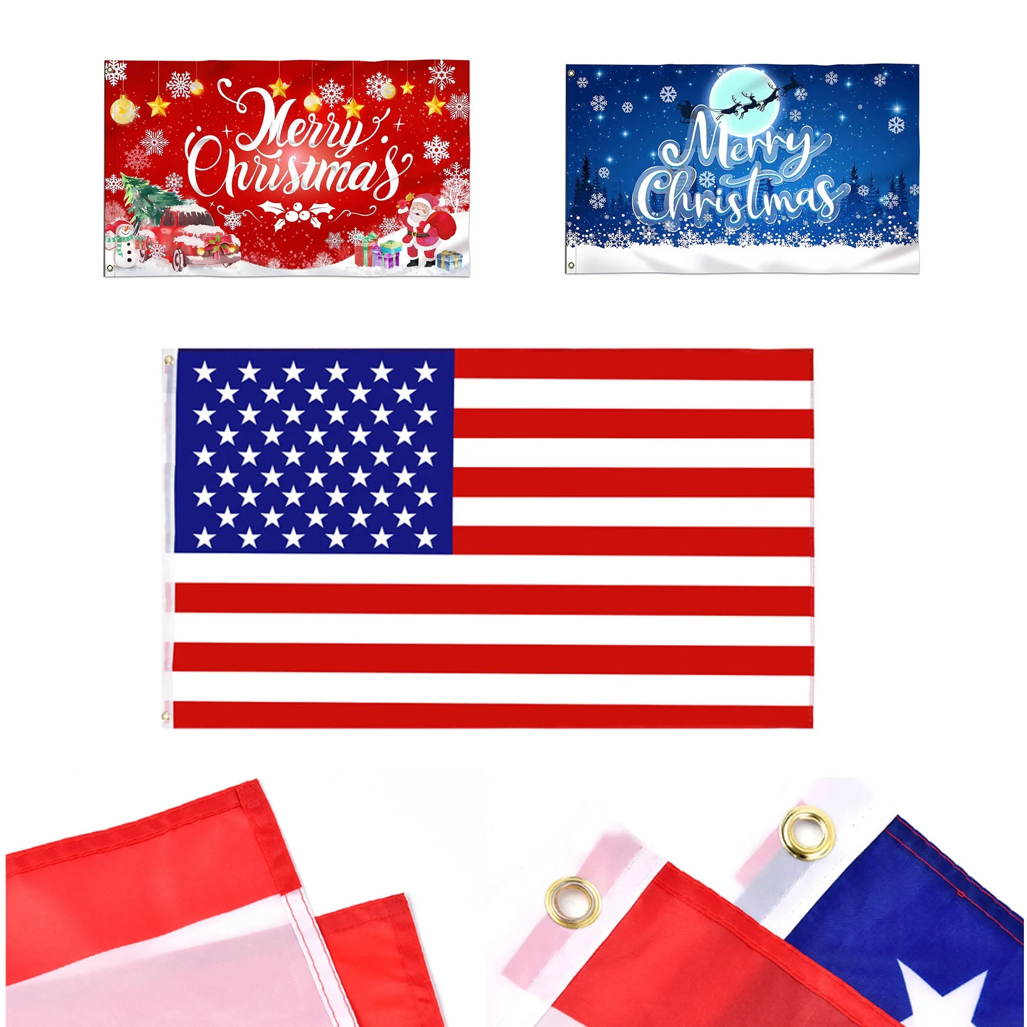 3x5 FT Full Color Single Sided Flag 4