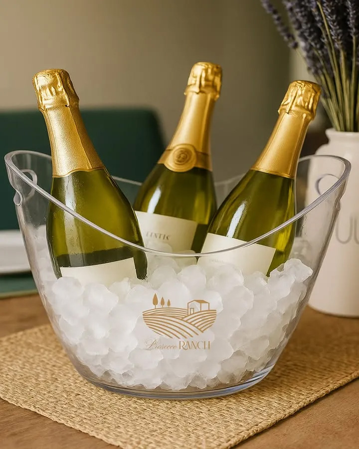 2025 trending promotional product real estate gift ice bucket with logo