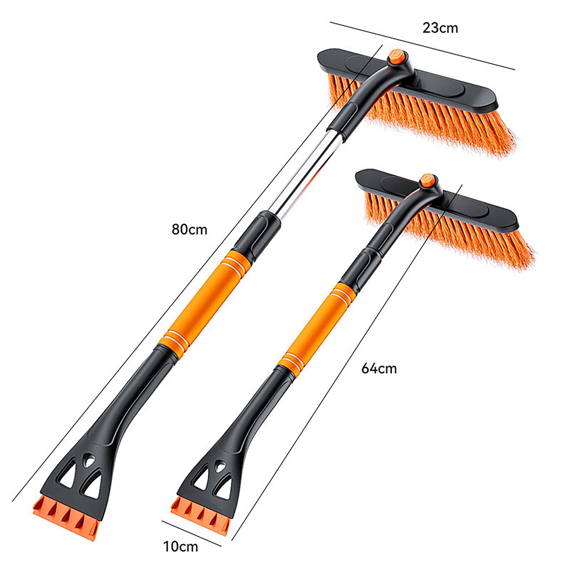 Aluminum Extendable Ice Scraper and Snow Cleaning Brush 8