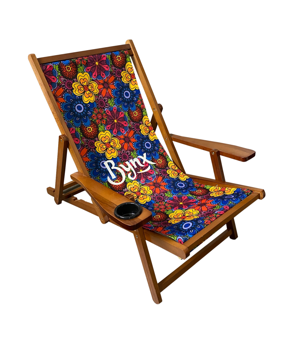 Wood Sling Chair (Full Color)