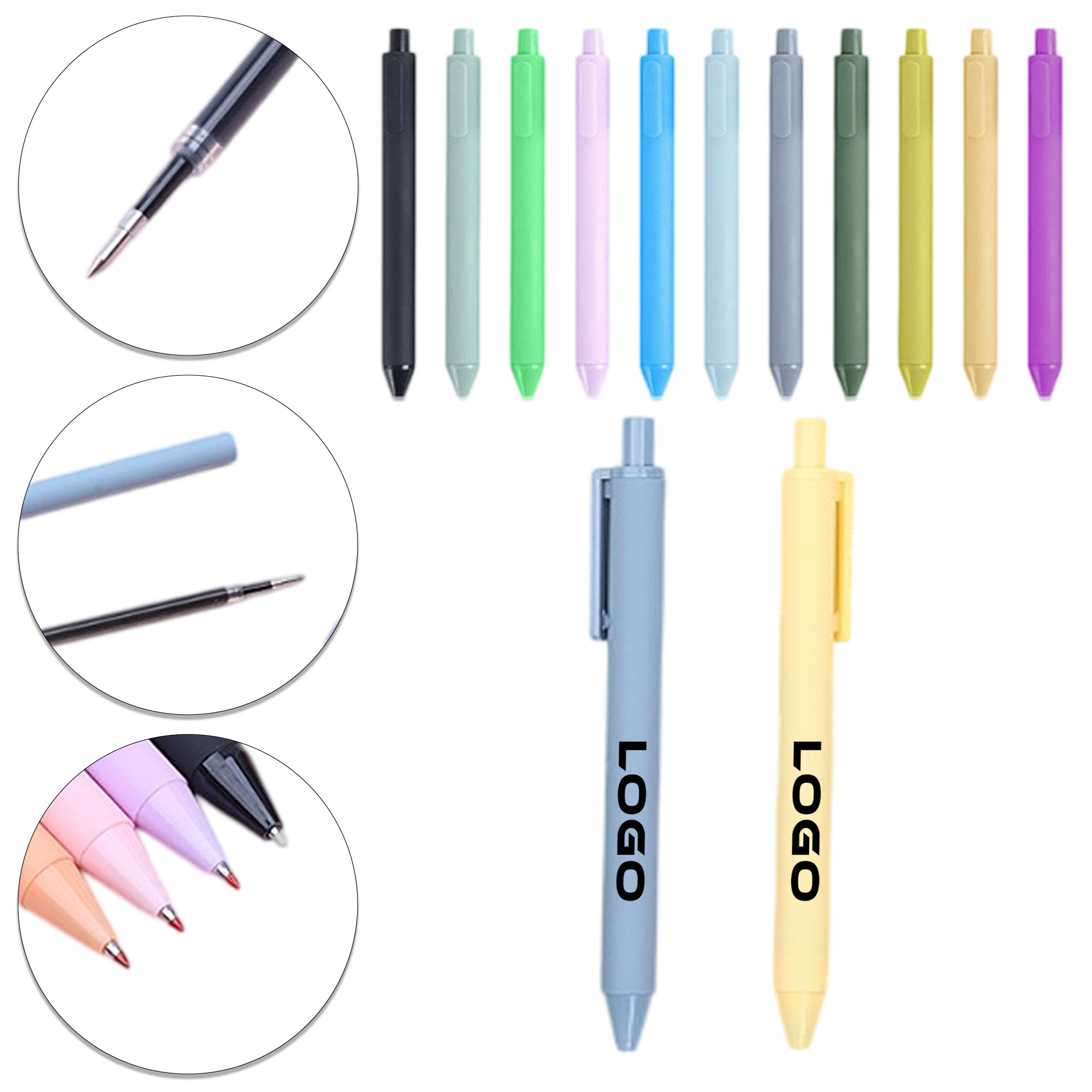 Macaron Color Click Gel Pen 2