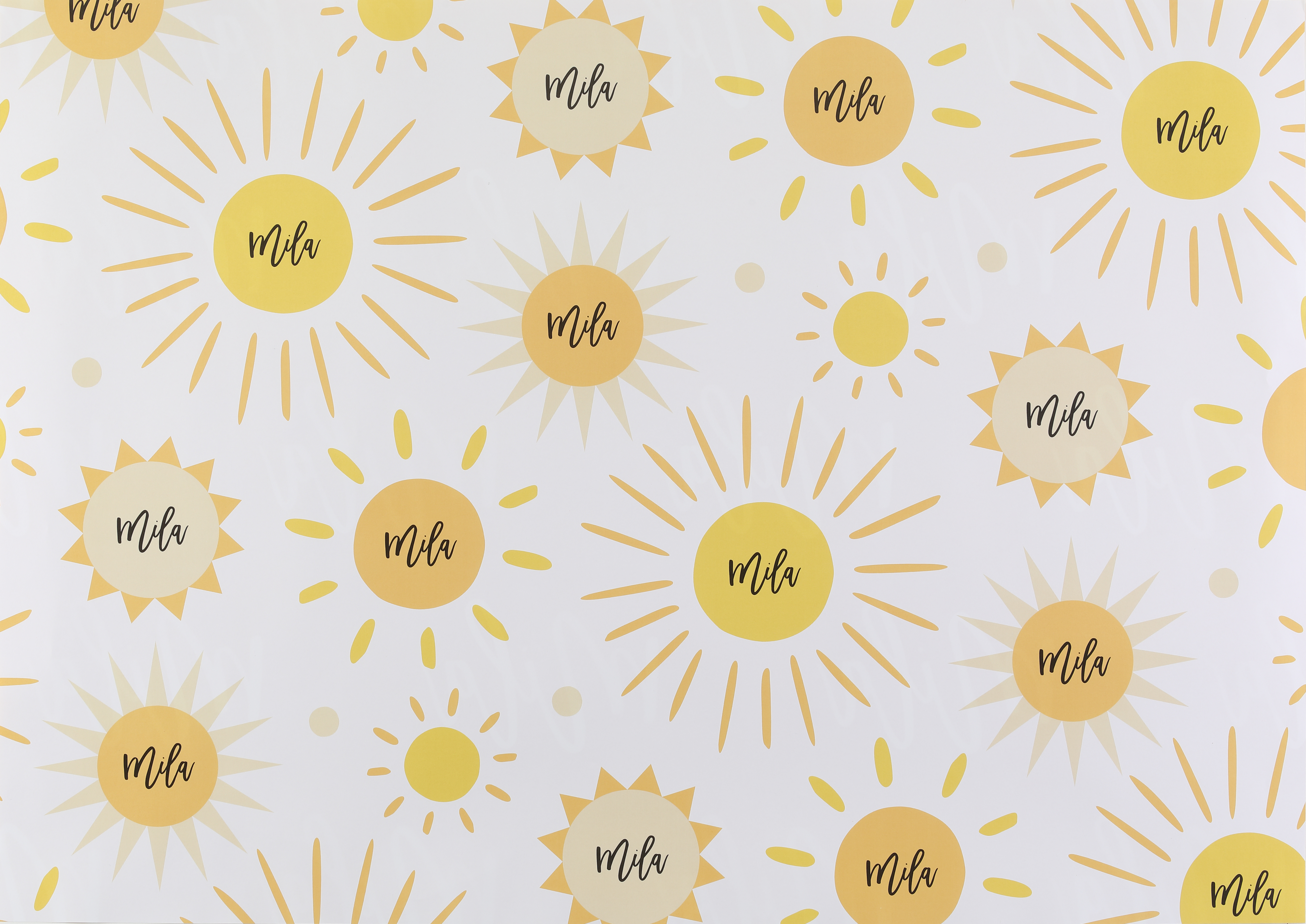 Sunshine Reversible Wrapping Paper (28"x20") 7