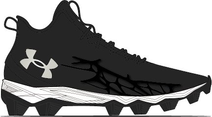 Boys' UA Command RM Jr. Lacrosse Cleats 5