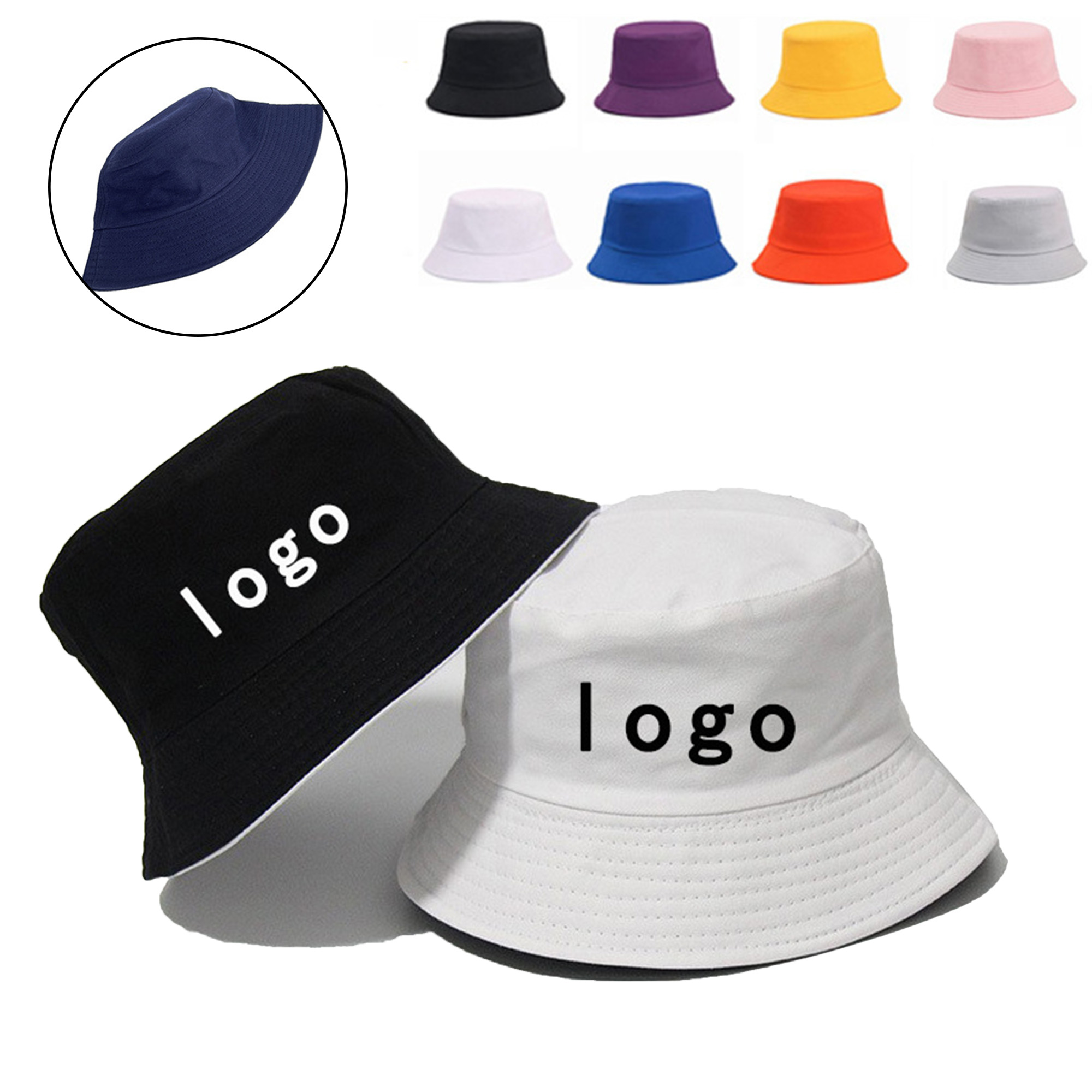Flat-Top Sun Protection And Shading Custom Bucket Hat 4