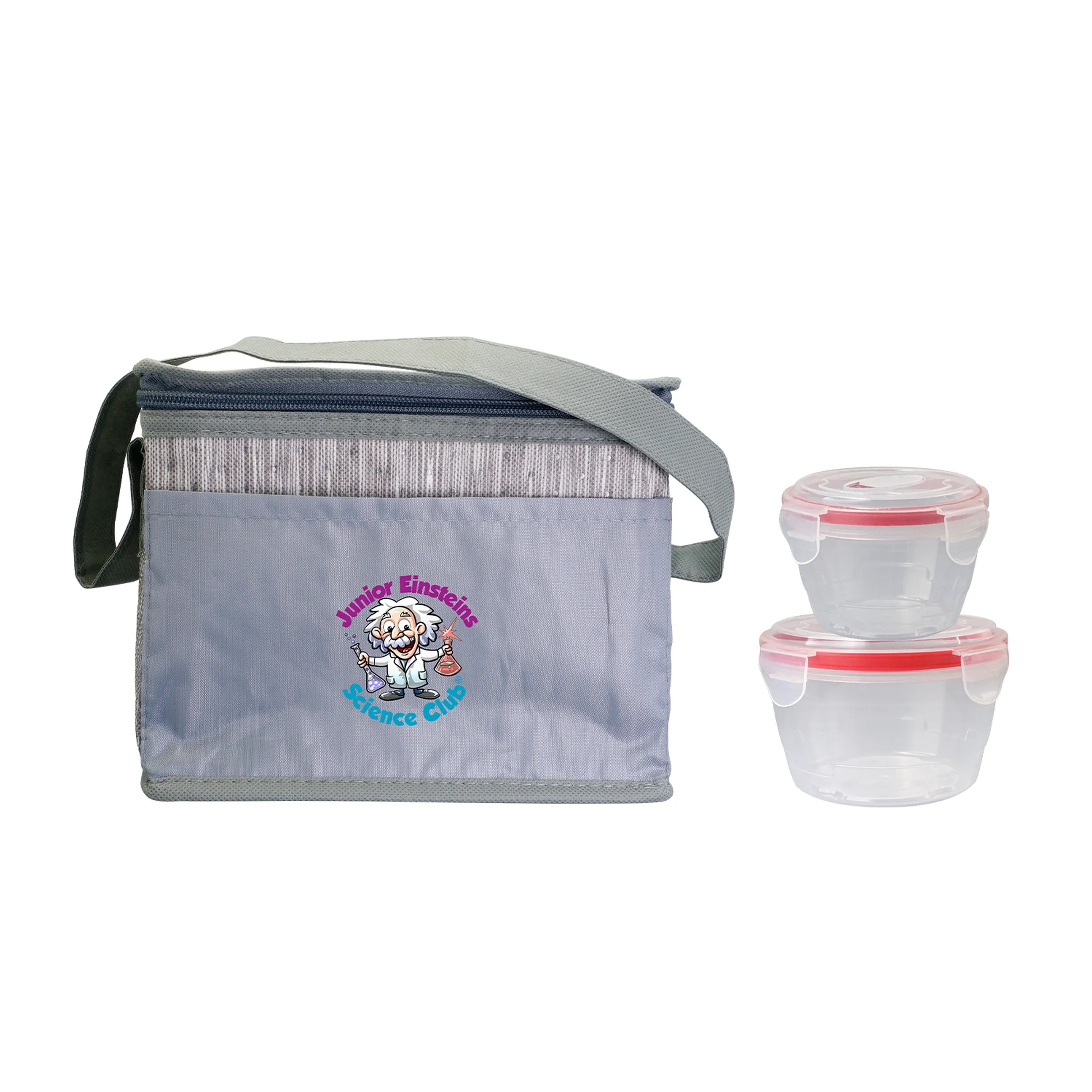 Nested Gray Graph Lunch Set 2