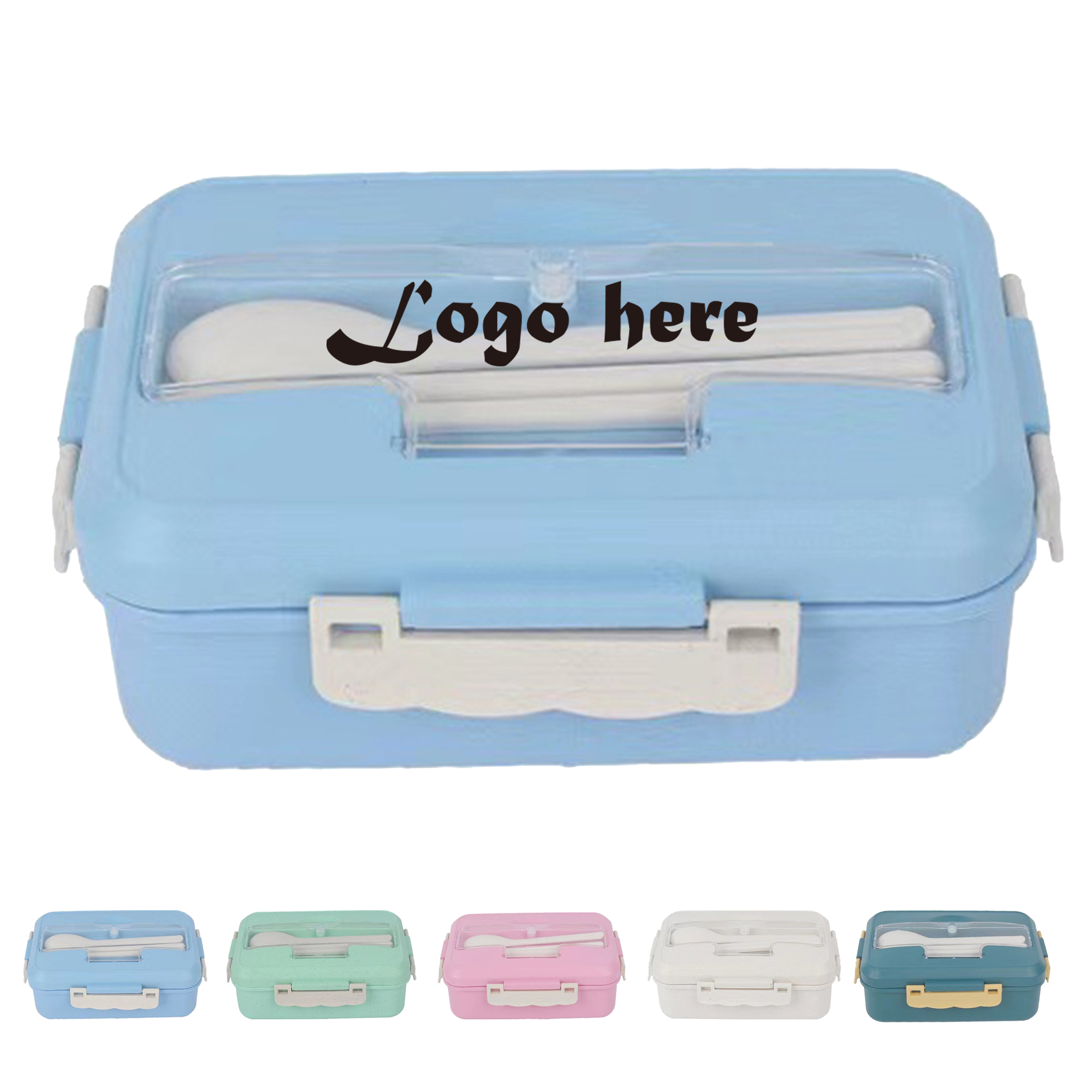 Divided Plastic Lunch Box 8