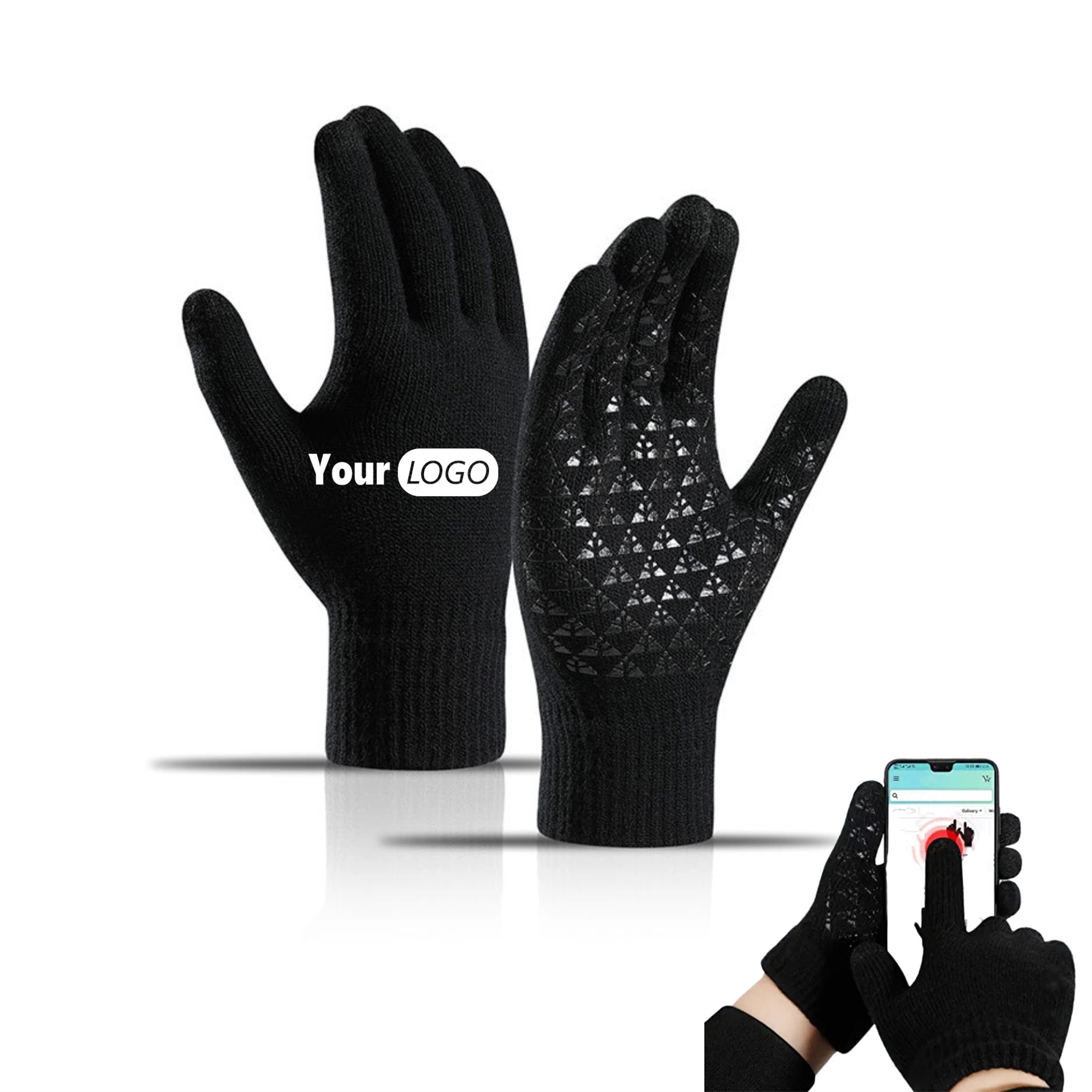 Winter Anti-Slip Gloves Touch Screen 12