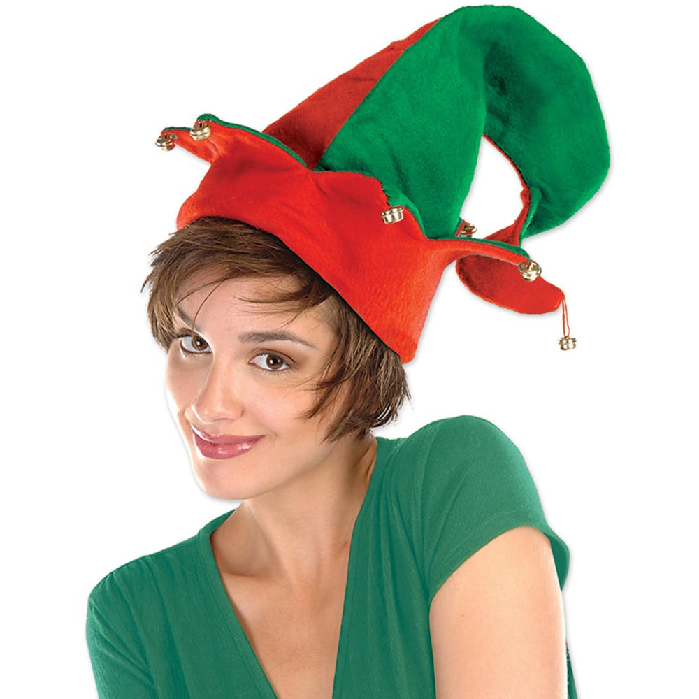 Elf Hats with Bells - One Size 3