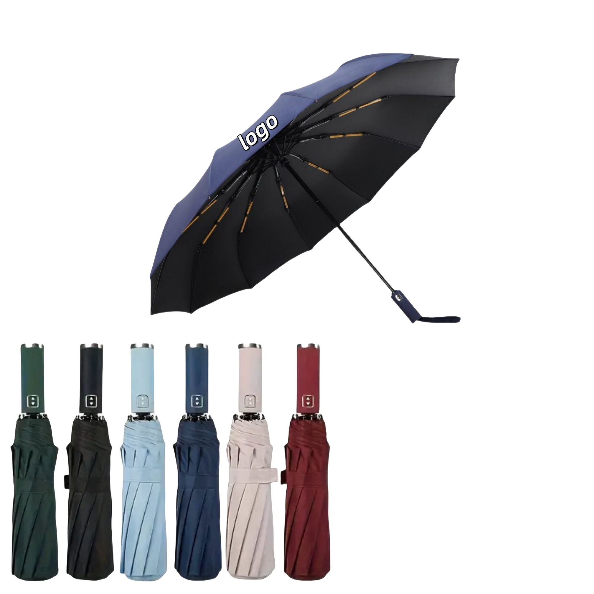 Promotional Golf Umbrella Custom Printing 4