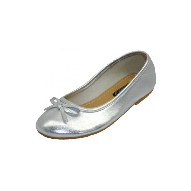 silver ballerina shoes for toddlers