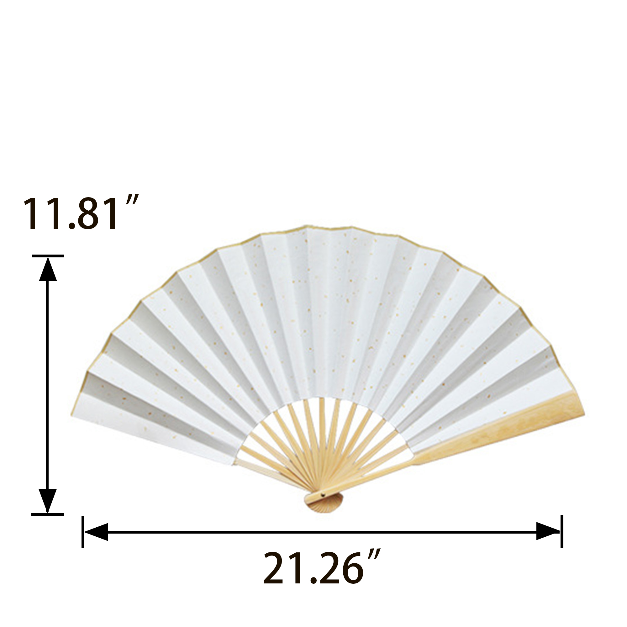 Portable Folding Hand Fans 2-Sided Full Color 5