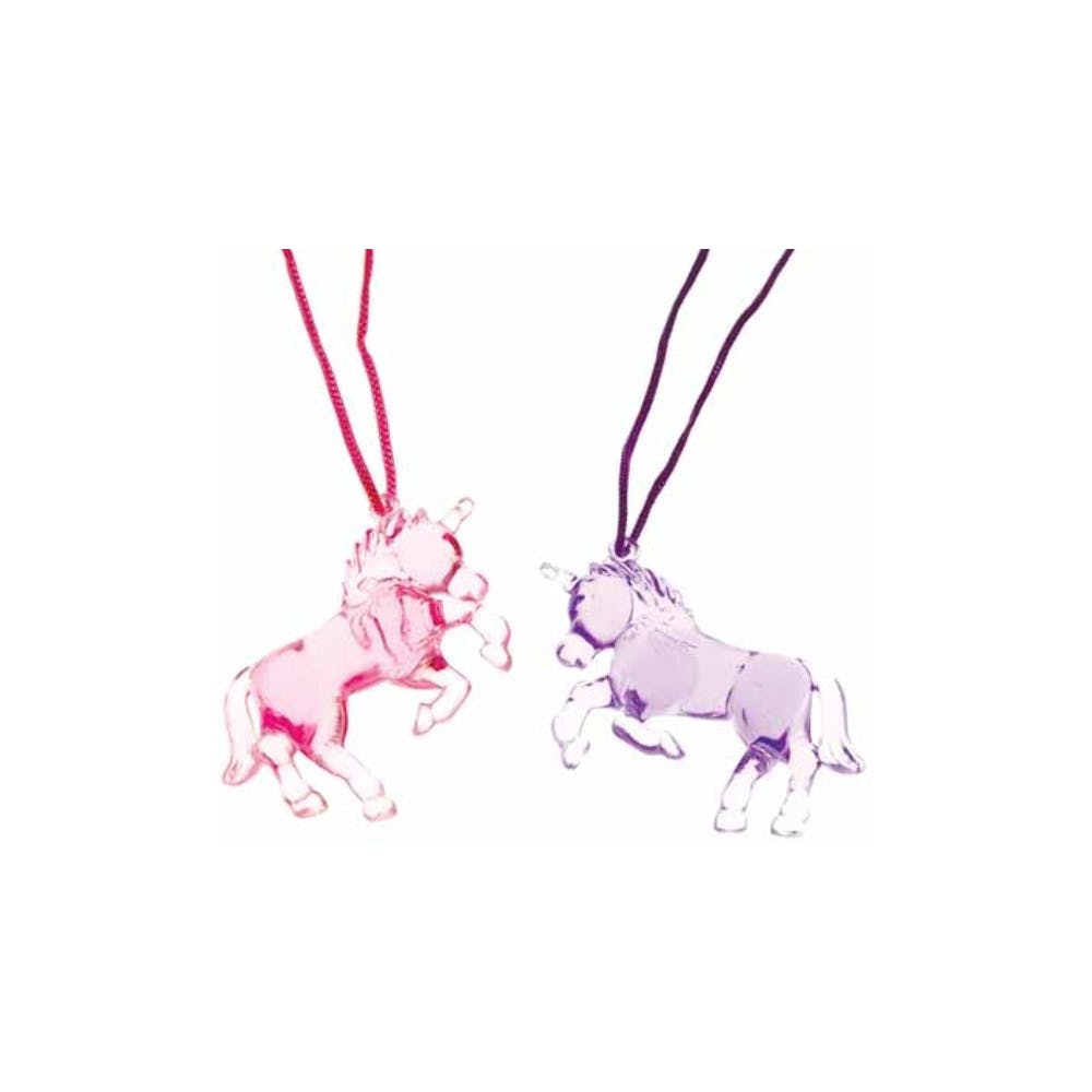 Princess Unicorn Necklaces - Assorted 3
