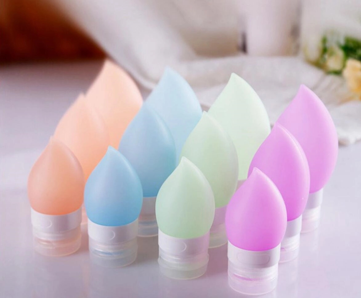 2 OZ Silicone Travel Squeeze Cosmetic Bottles