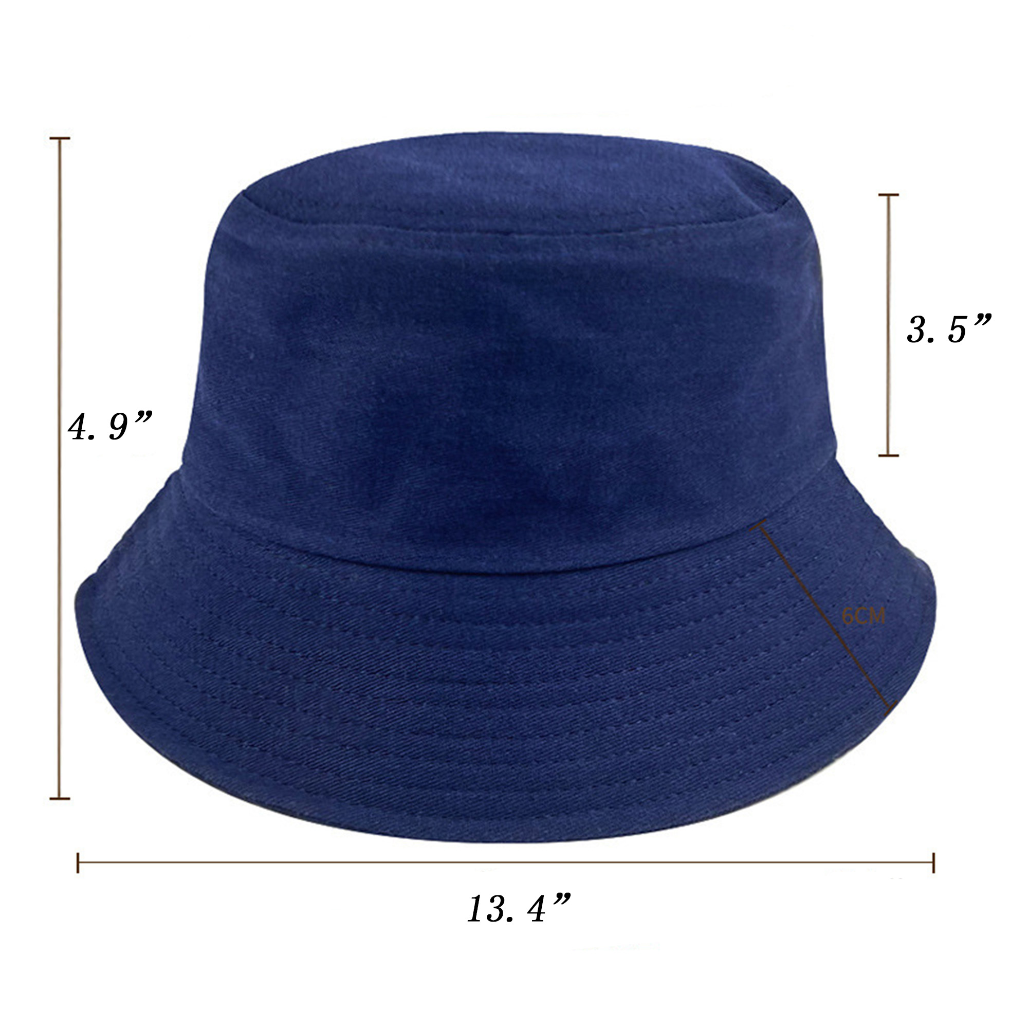 Flat-Top Sun Protection And Shading Custom Bucket Hat 5