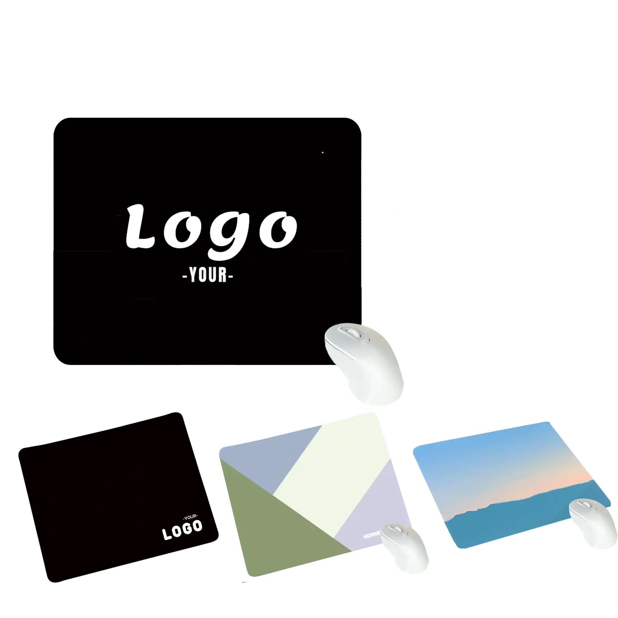 MOQ 50 Pcs Non-slip Soft Surface Mouse Pad