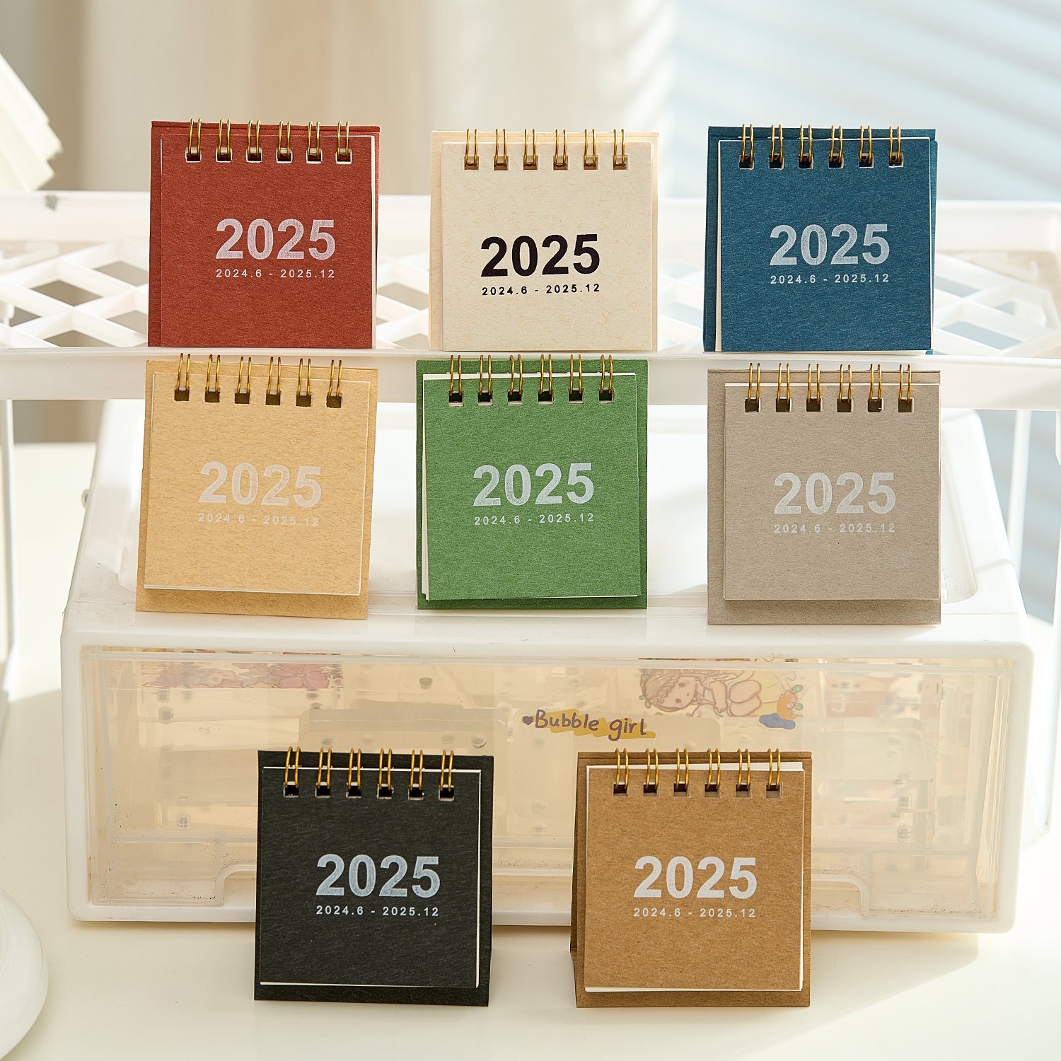 Mini desk calendar