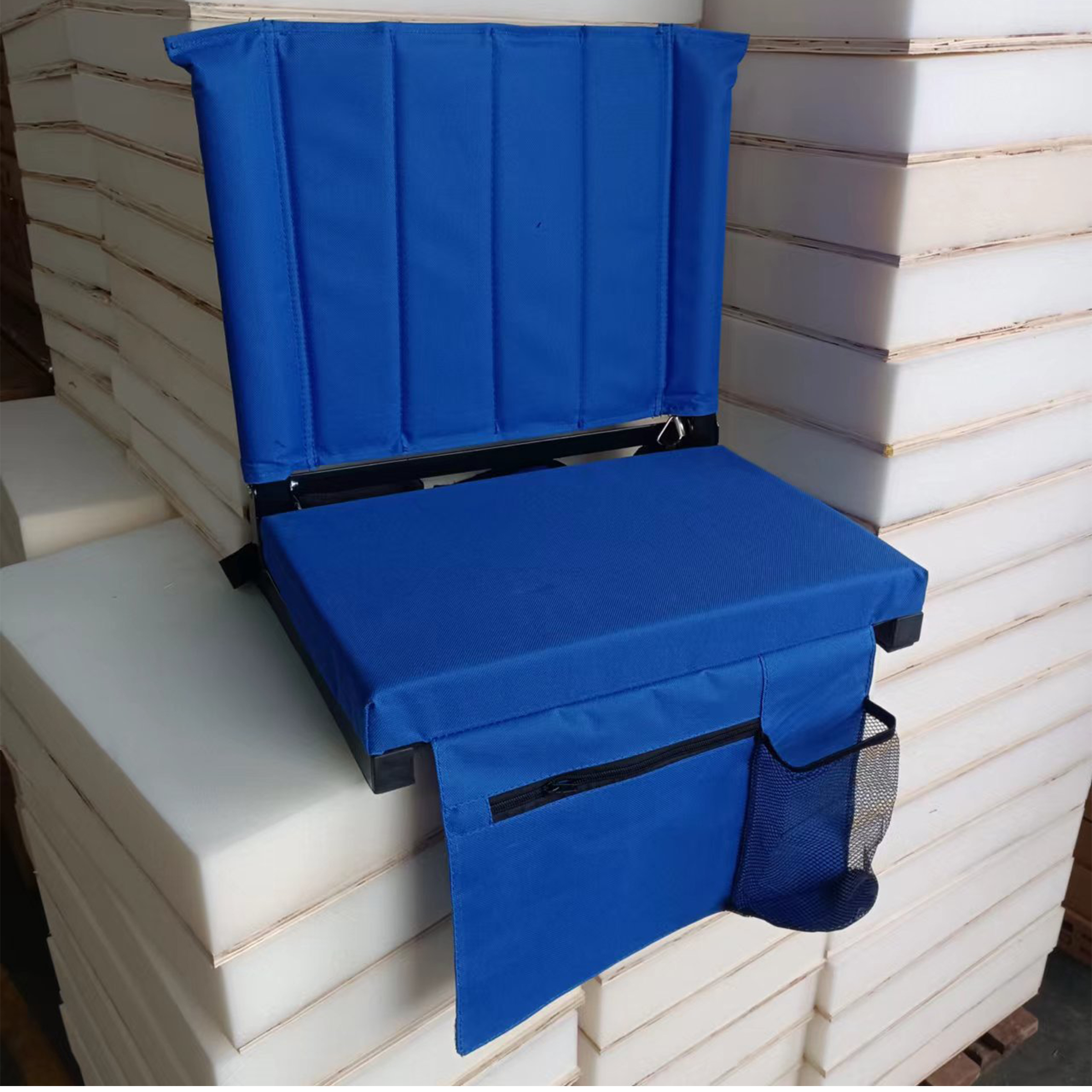 Compact Folding Chair with Backrest for Sports and Stadiums 9