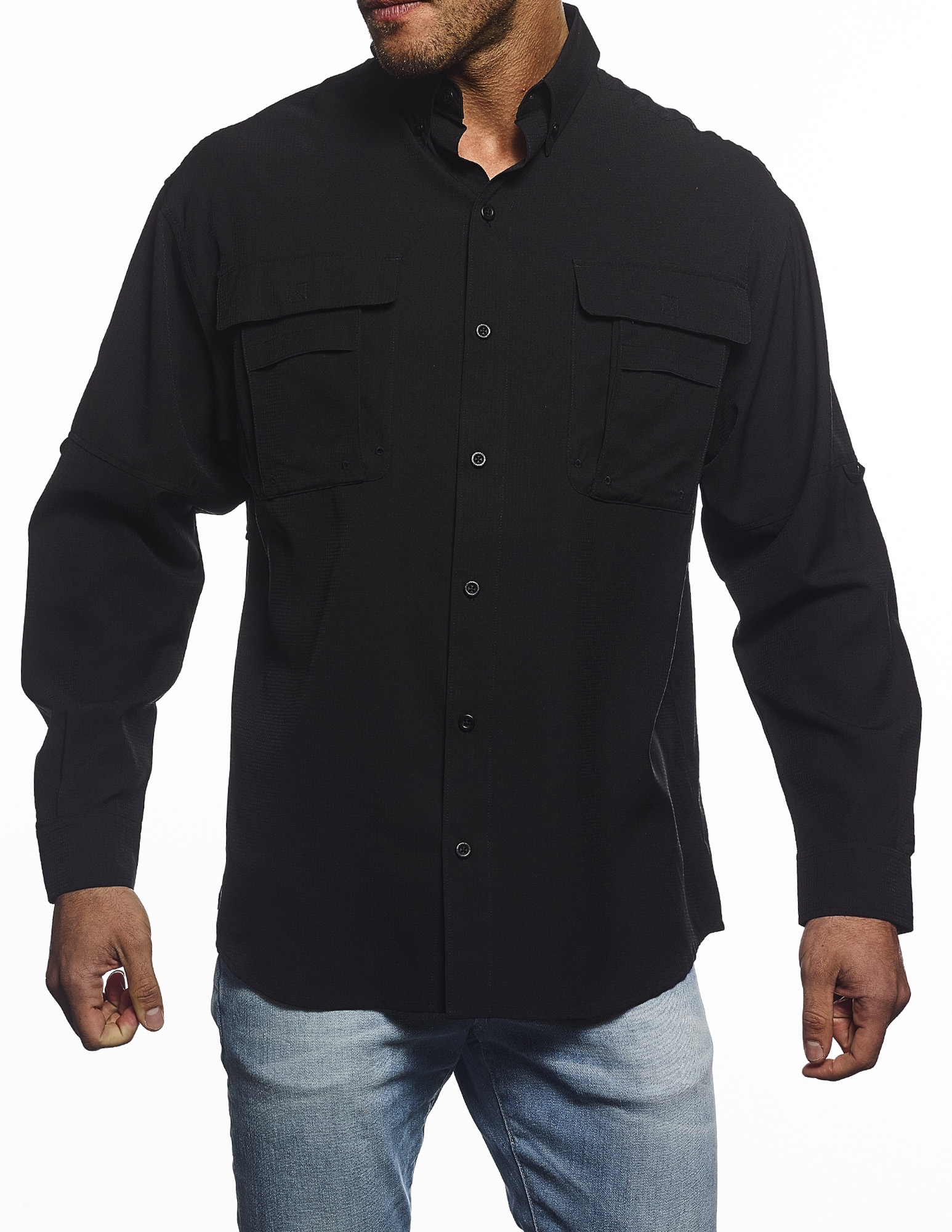 Men's Long Sleeve Fishing Shirt 21