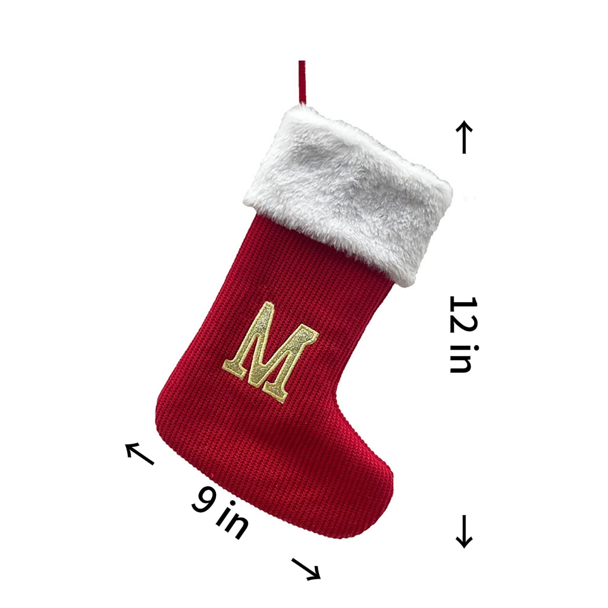 Christmas Stockings Monogrammed with Letters 14
