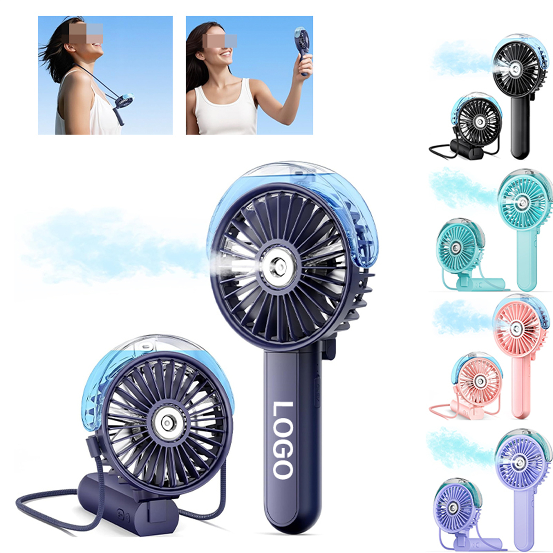 Portable Handheld Misting Fan 8