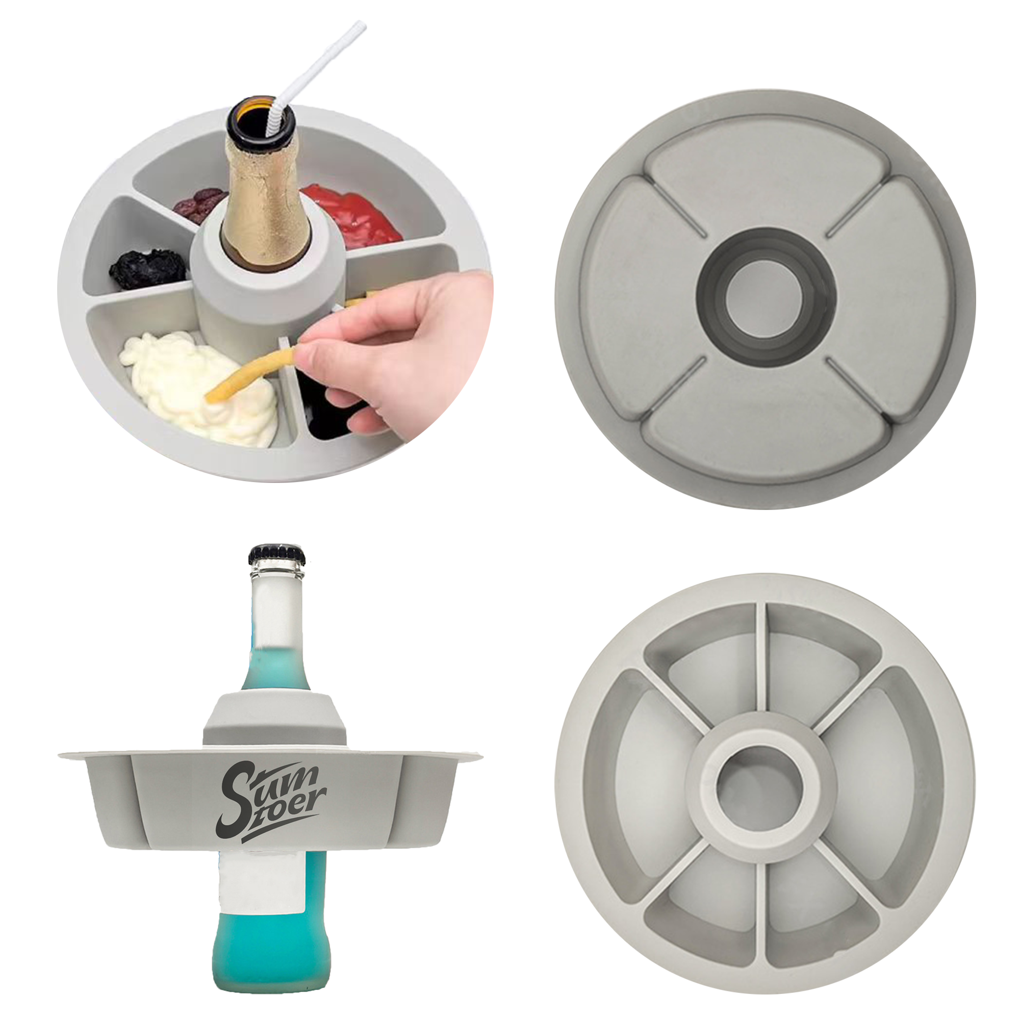 Snack Dish Made from Silicone for Brew Bottles 7