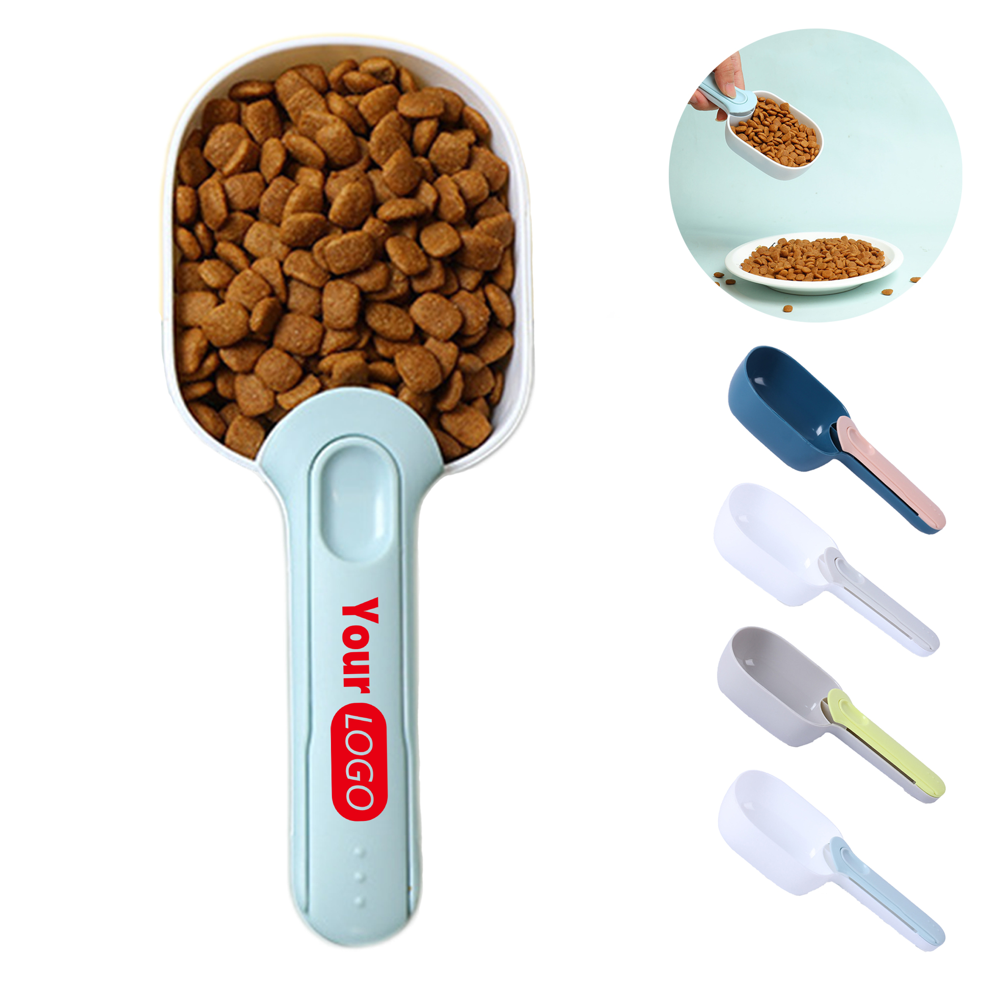 Pet Seal Clip Feeding Scoop 6
