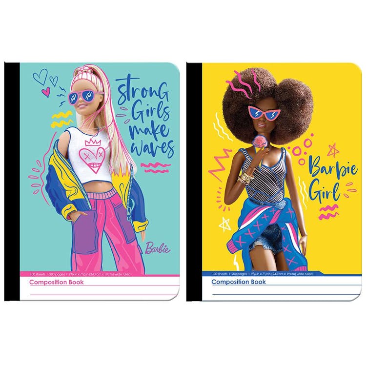 Barbie Composition Notebooks - Assorted 3