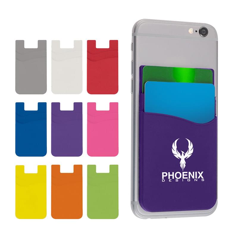 Two Pocket Silicone Mobile Sleeves