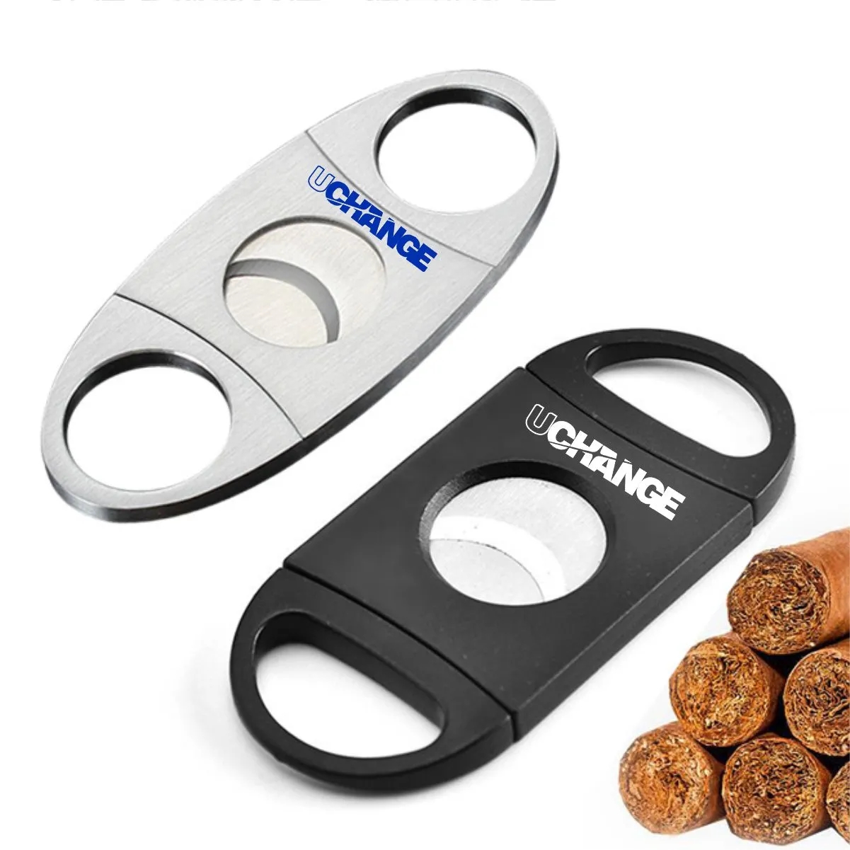 Stainless Steel Double Blade Cigar Cutter 14