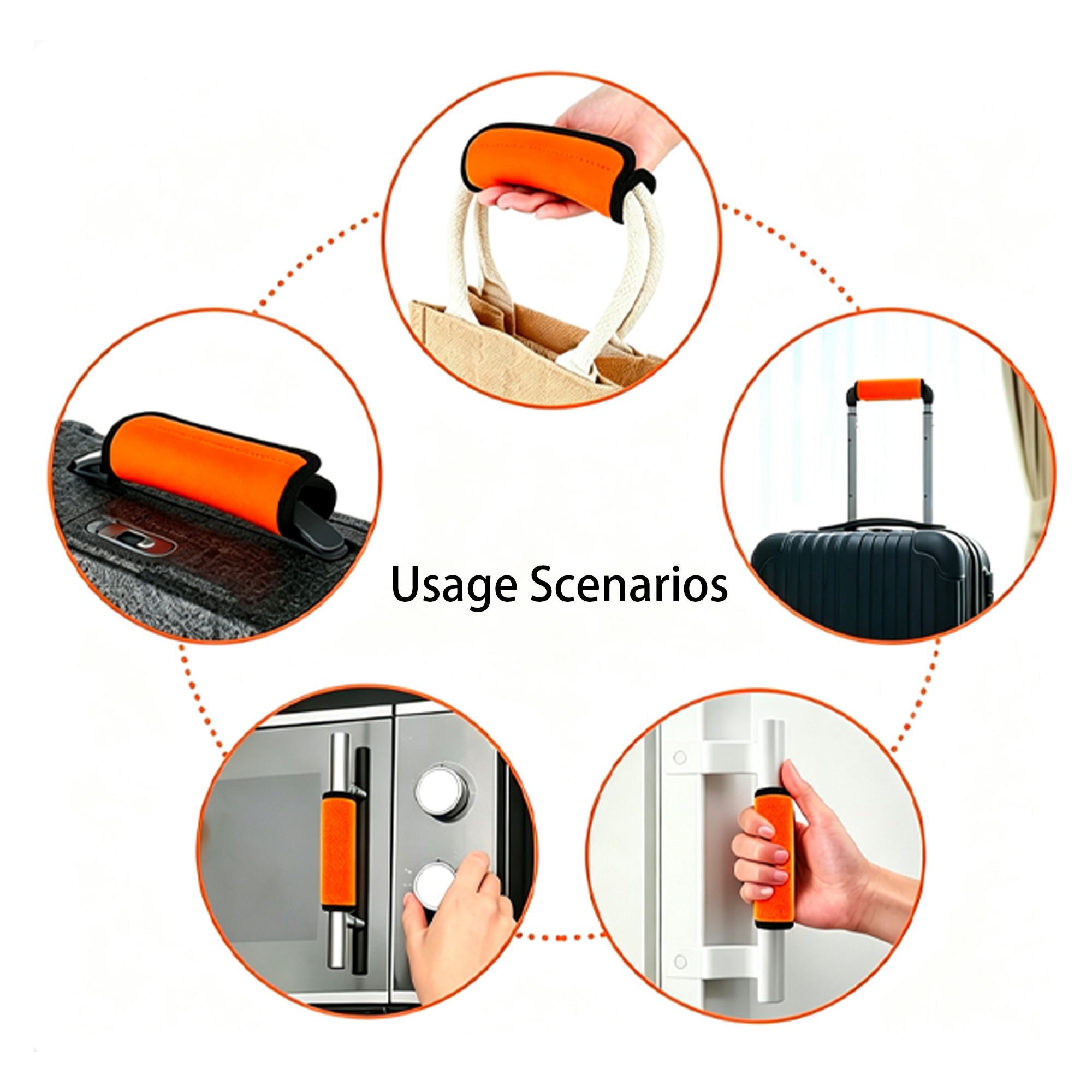 Full Color Neoprene Luggage Handle Wrap 8