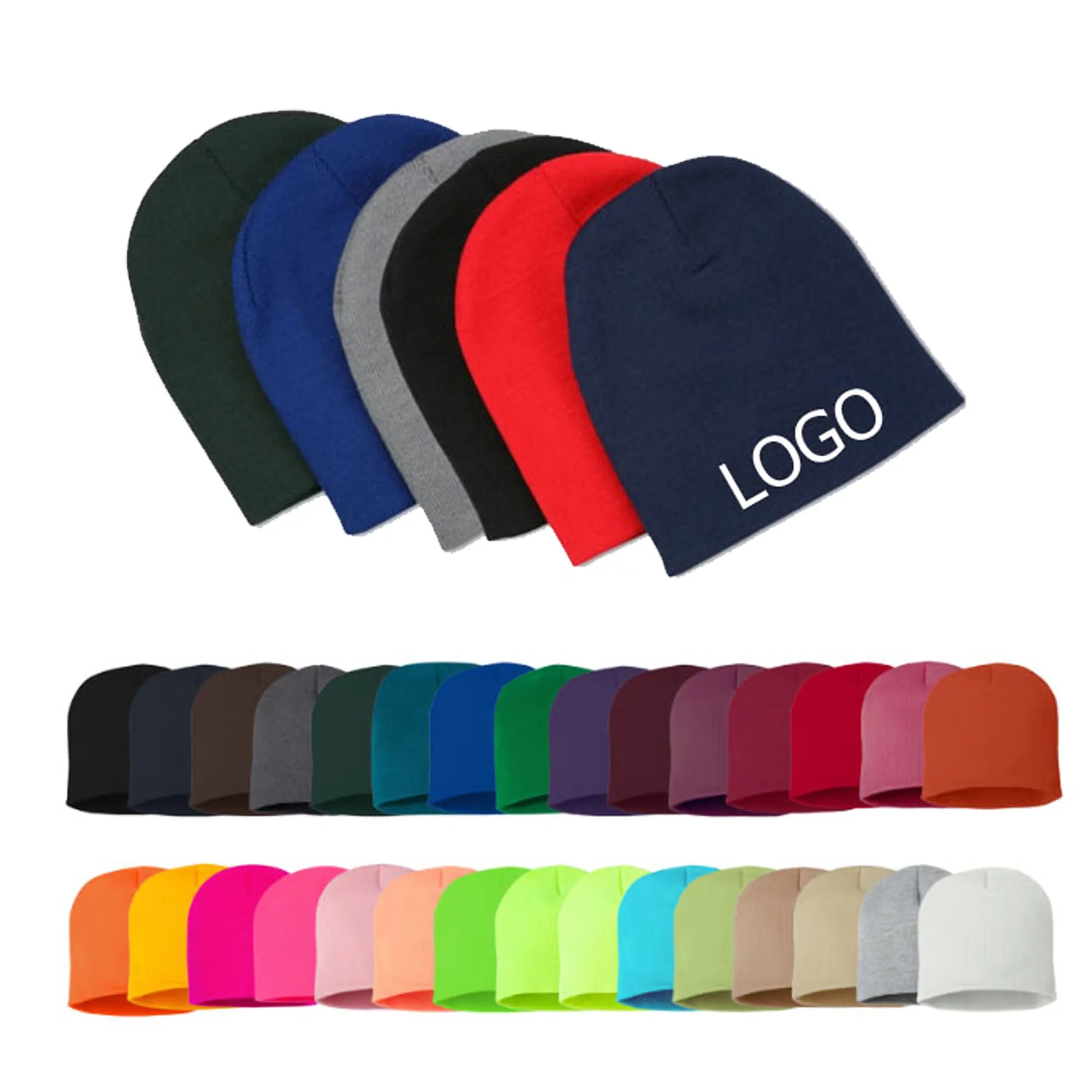 Stretchable Knit Beanie Cap