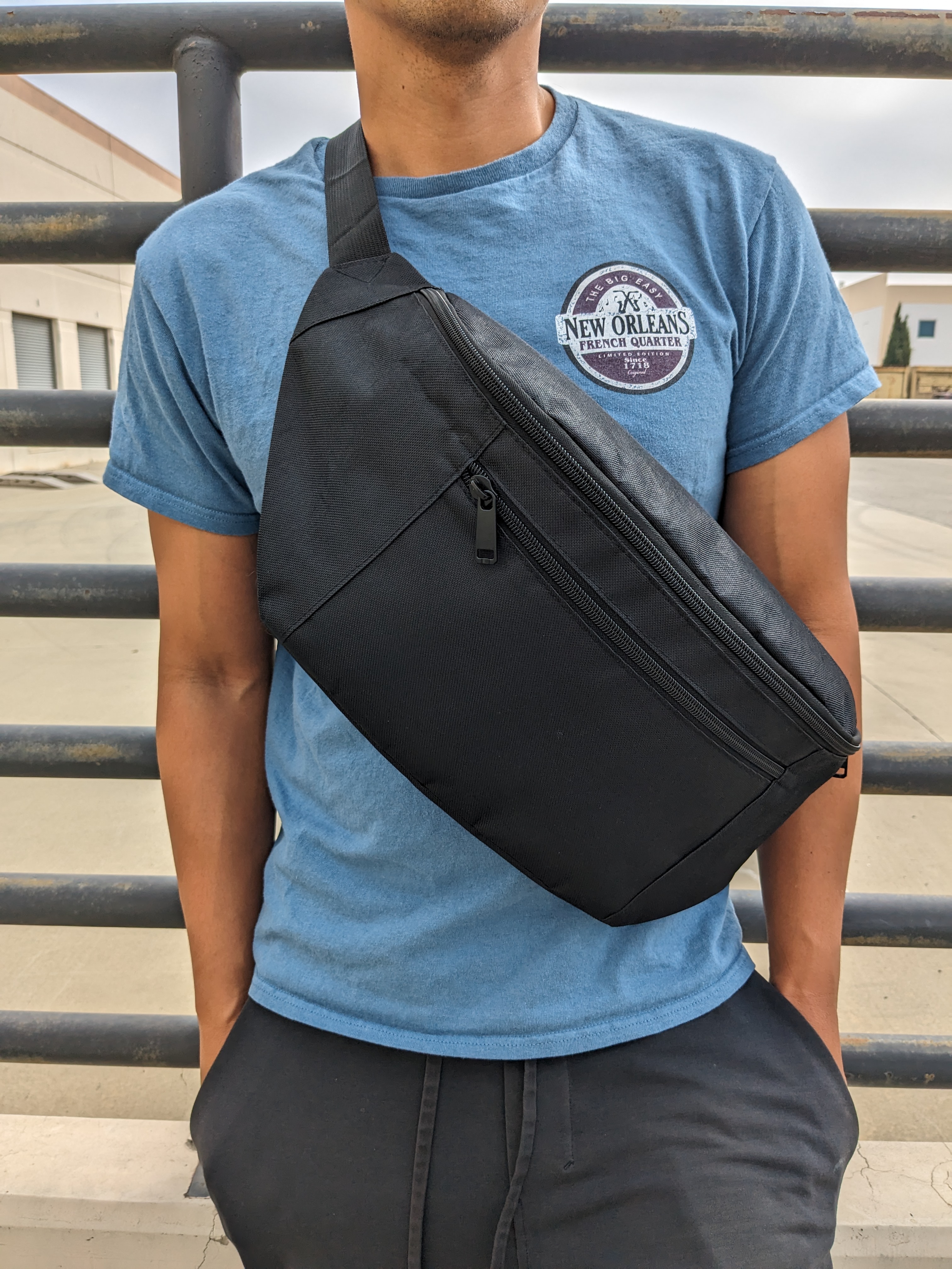 Poly Oversized Crossbody Fanny Pack 10