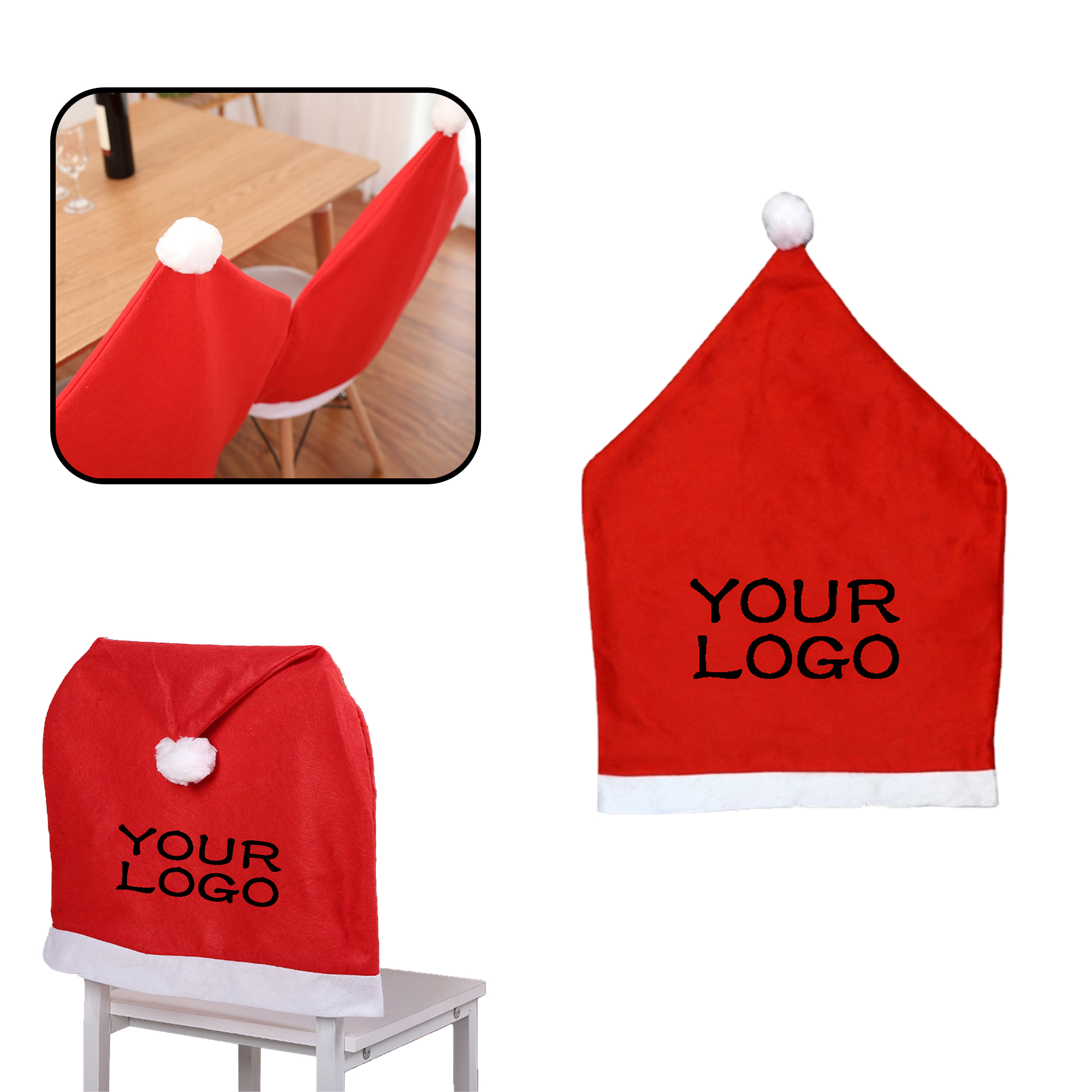 MOQ 10 PCS Santa Claus Chair Cover 2
