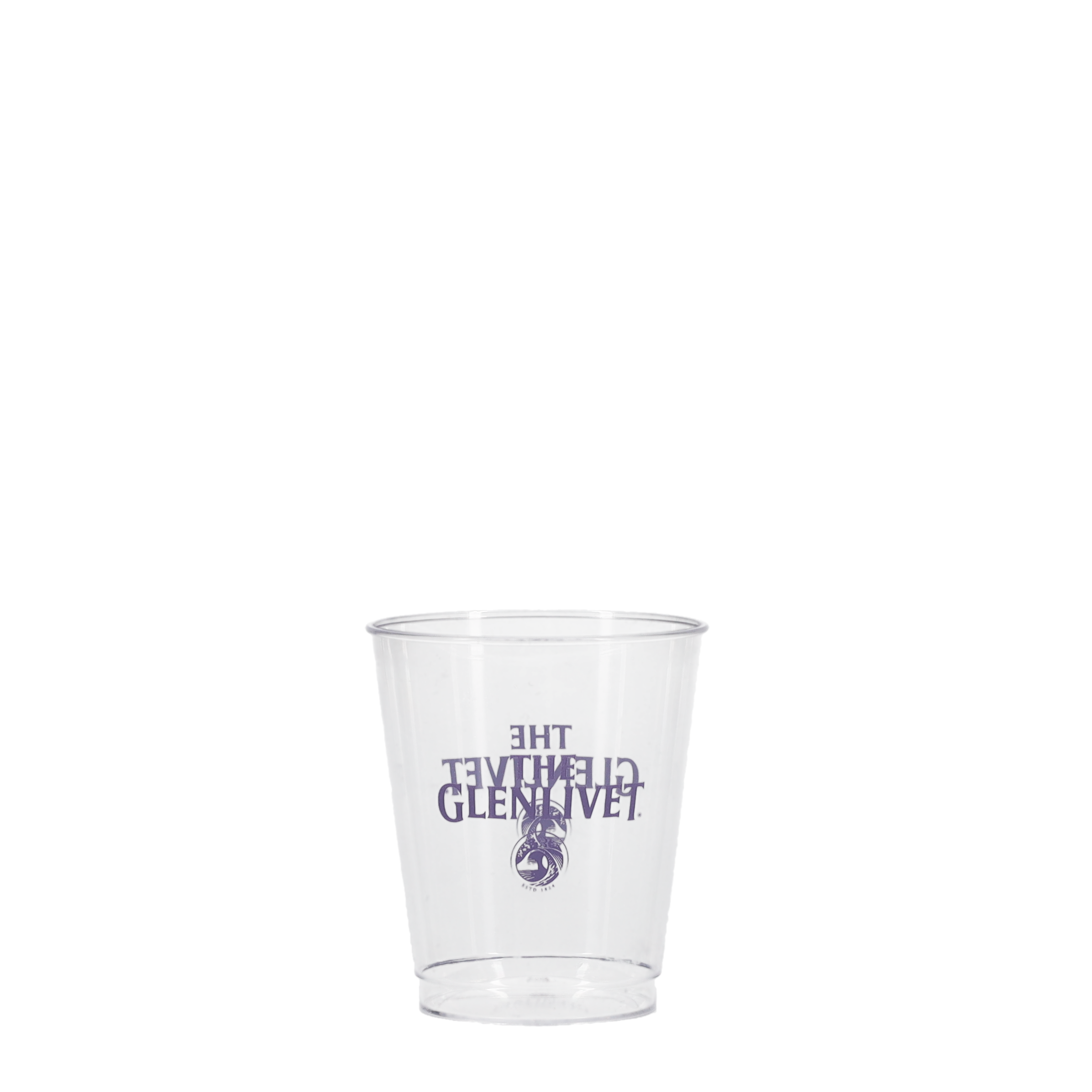 5 oz Hard Plastic Smooth Cup Clear Tradition Print 9