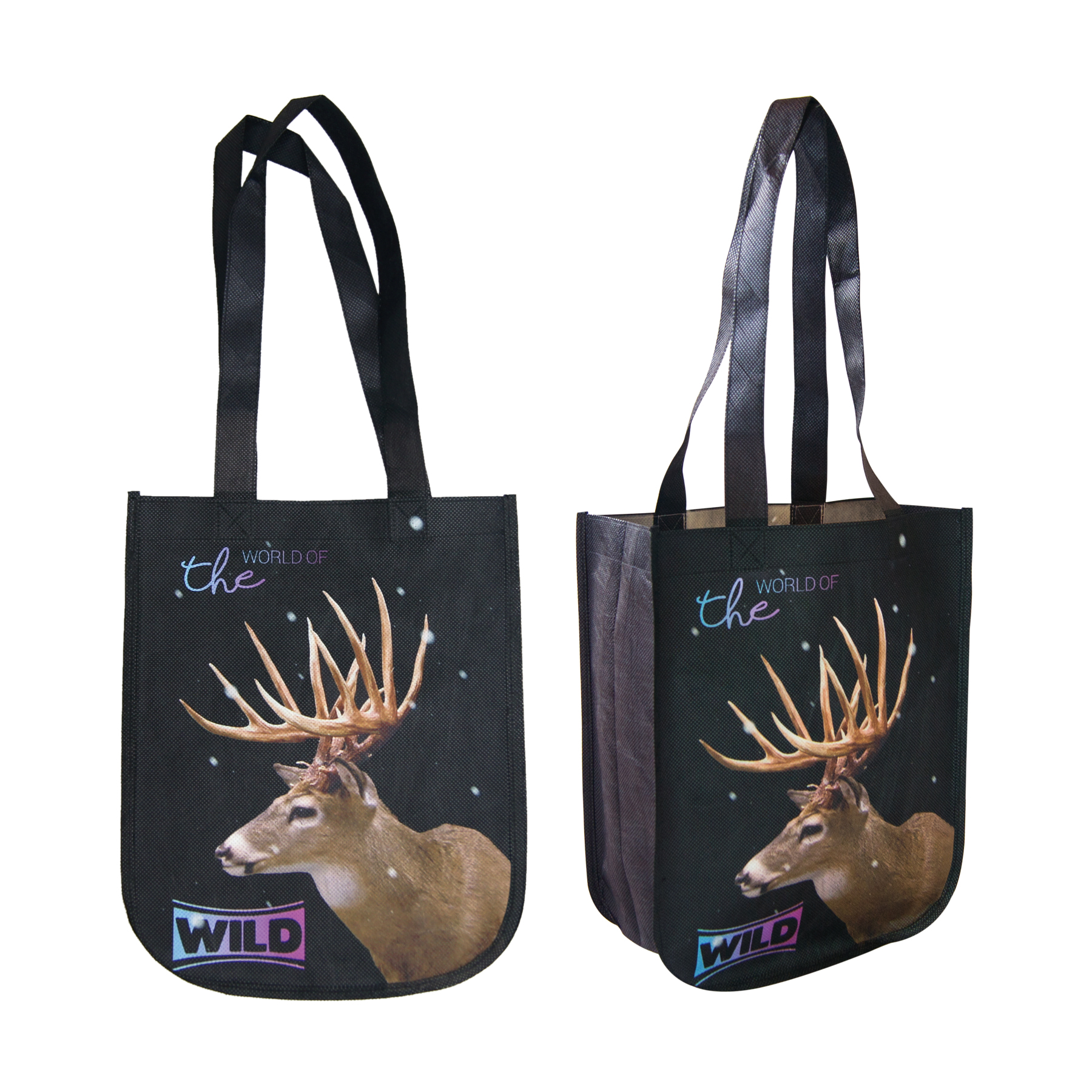 Free Shipping 80 GSM PET Non-woven Small Shopper Tote 9
