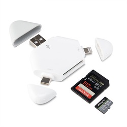 Triangle SD TF 5-in-1 card reader