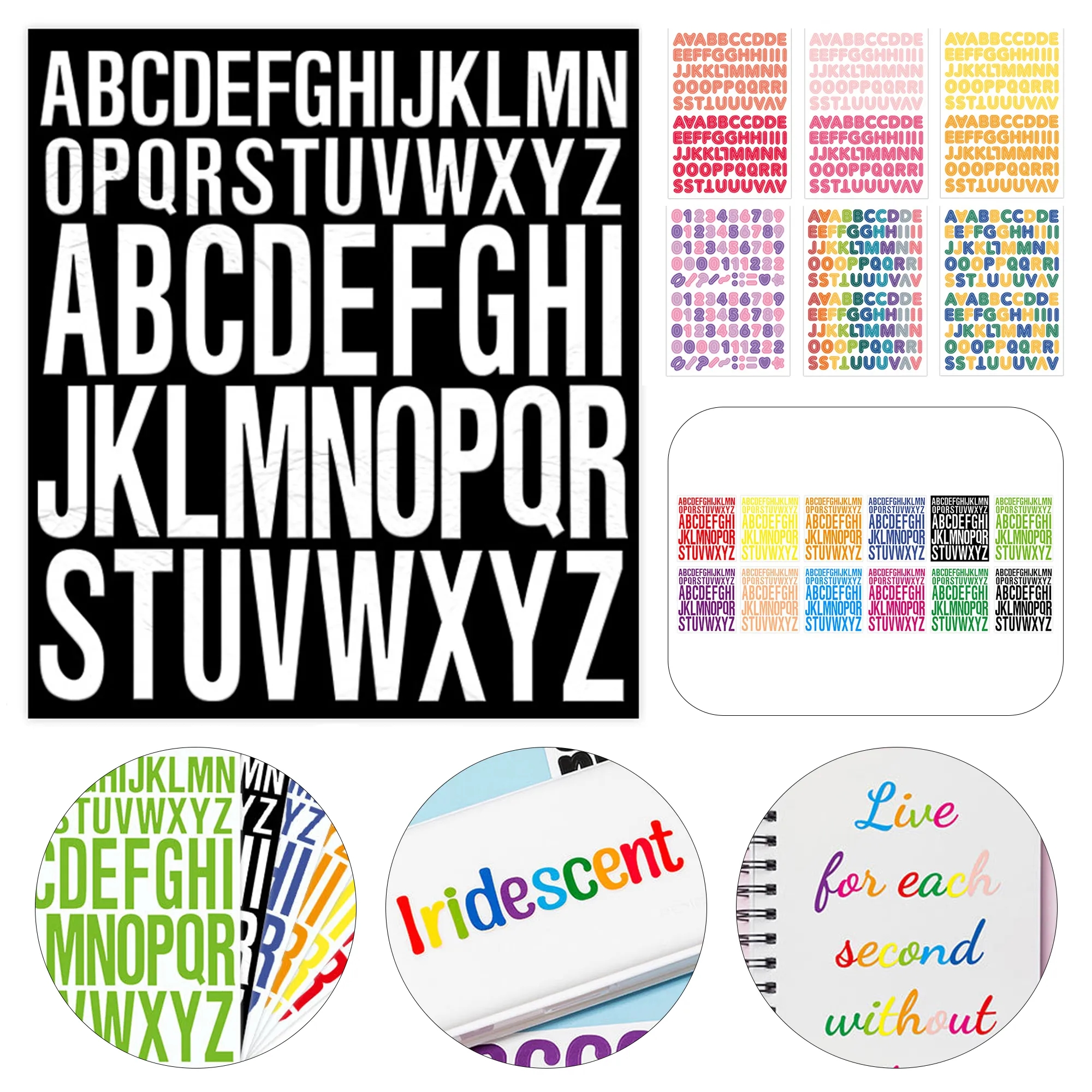 Waterproof And Oil Proof Letter Stickers