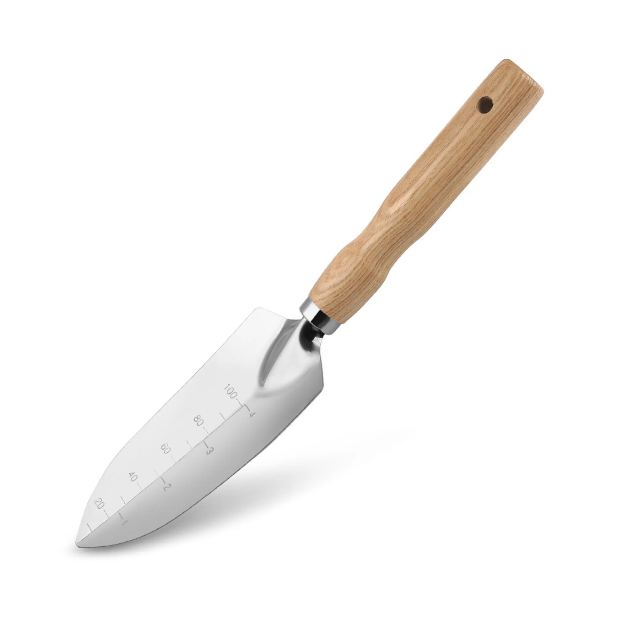 5-Piece Garden Tool Set Wood Handle Stainless Steel 13