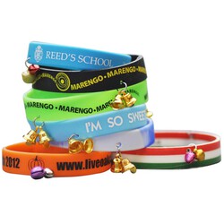 Silicone Bracelet With 8 Bells